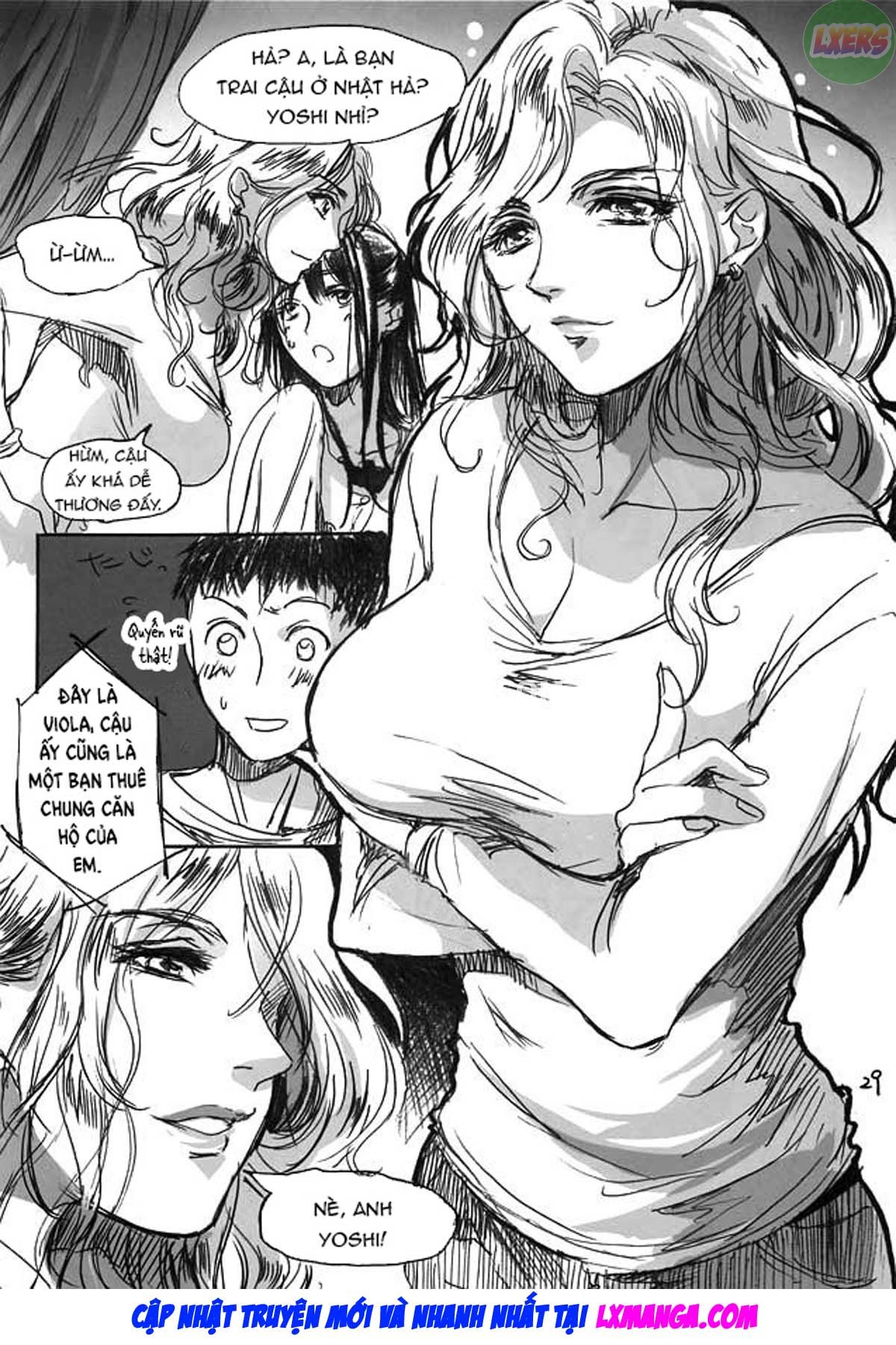 Đọc truyện hentai Cô bạn gái quyến rũ cùng người yêu - Oneshot