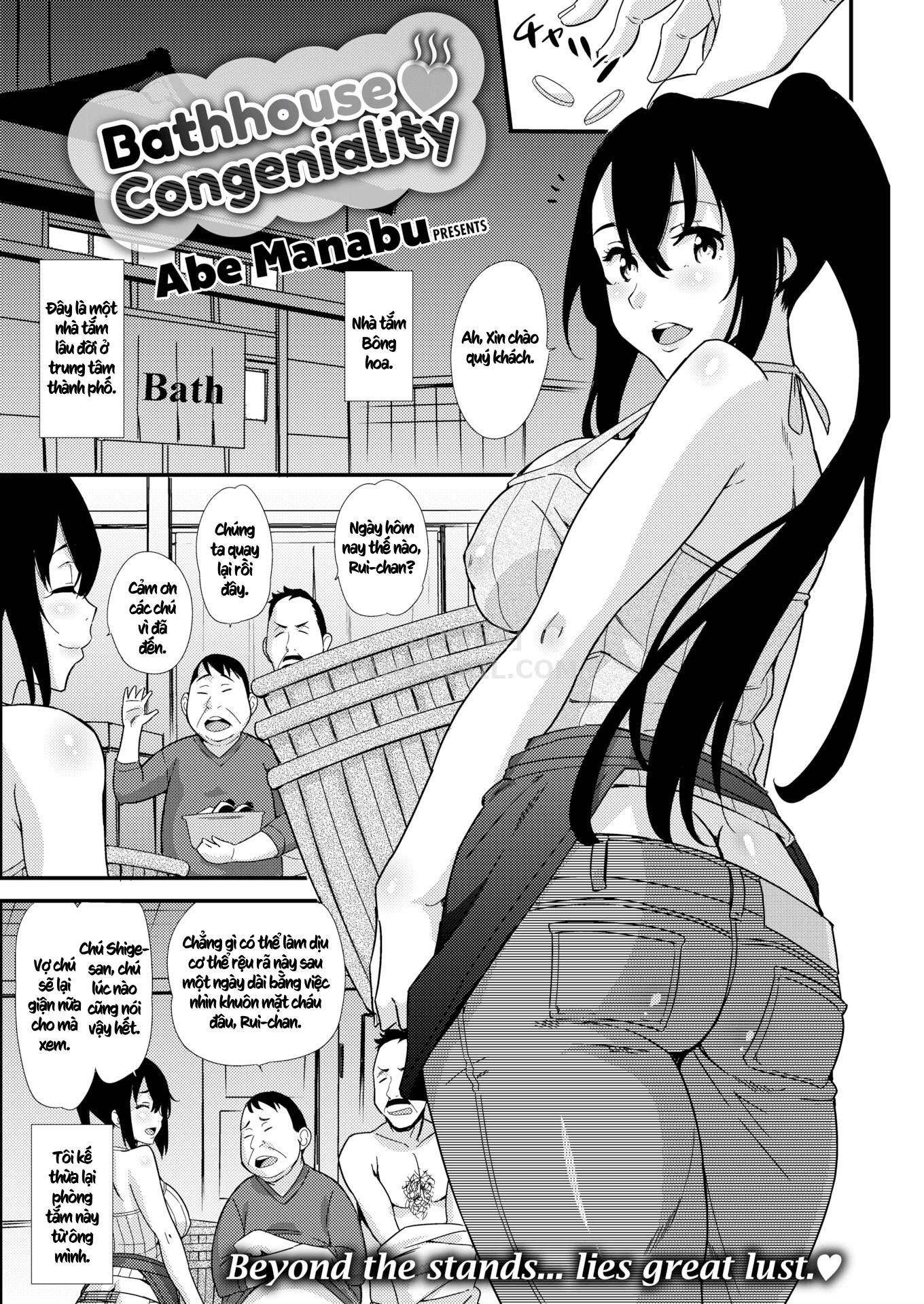 Đọc truyện hentai Bathhouse Congeniality - Oneshot