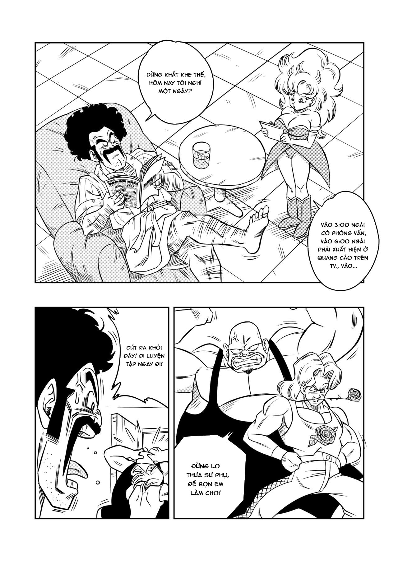 Đọc truyện hentai Huấn luyện bí mật của Mr Satan (Dragon Ball Z) - Oneshot