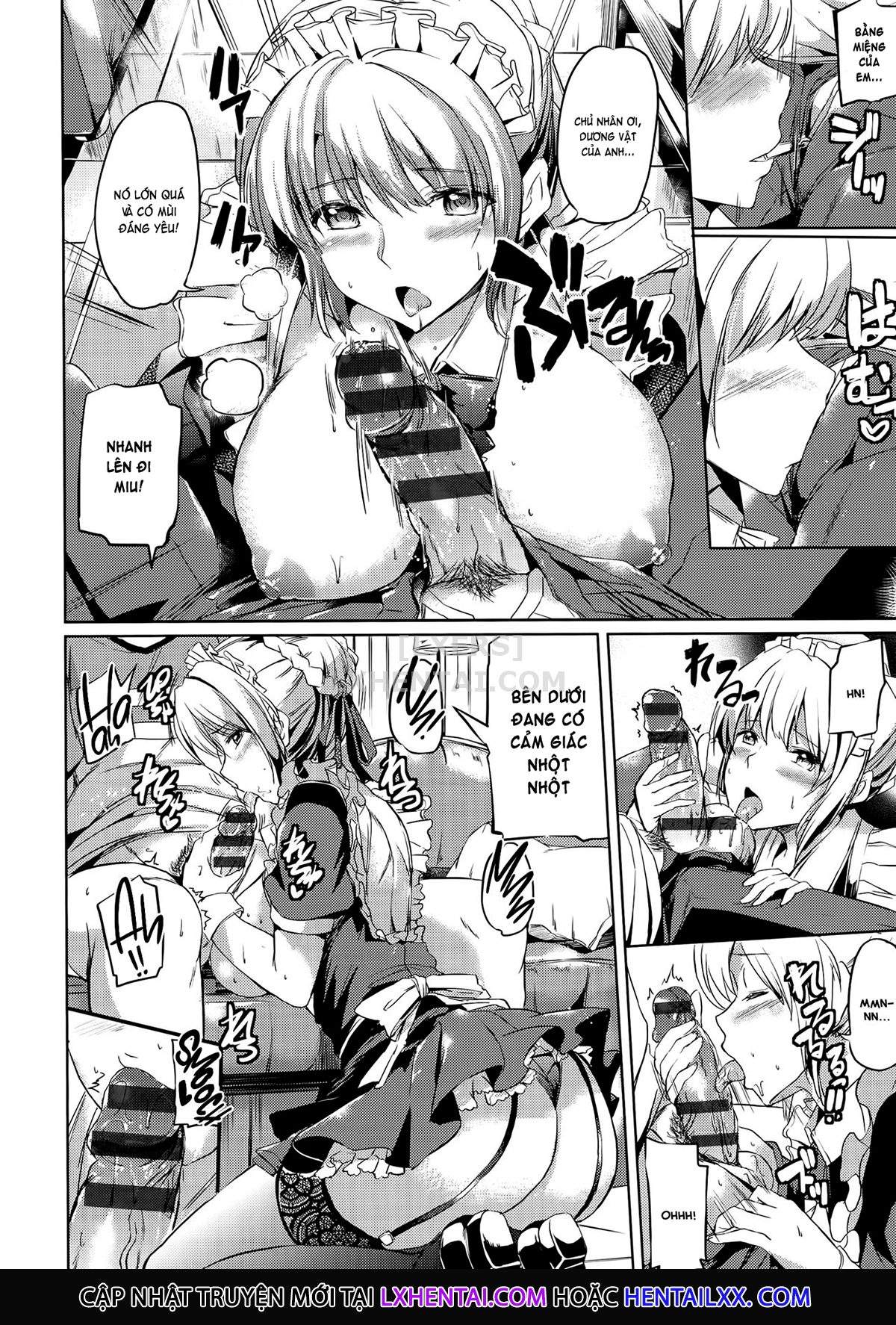 Đọc truyện hentai Ojousama No Maid Jijou - Chap 4