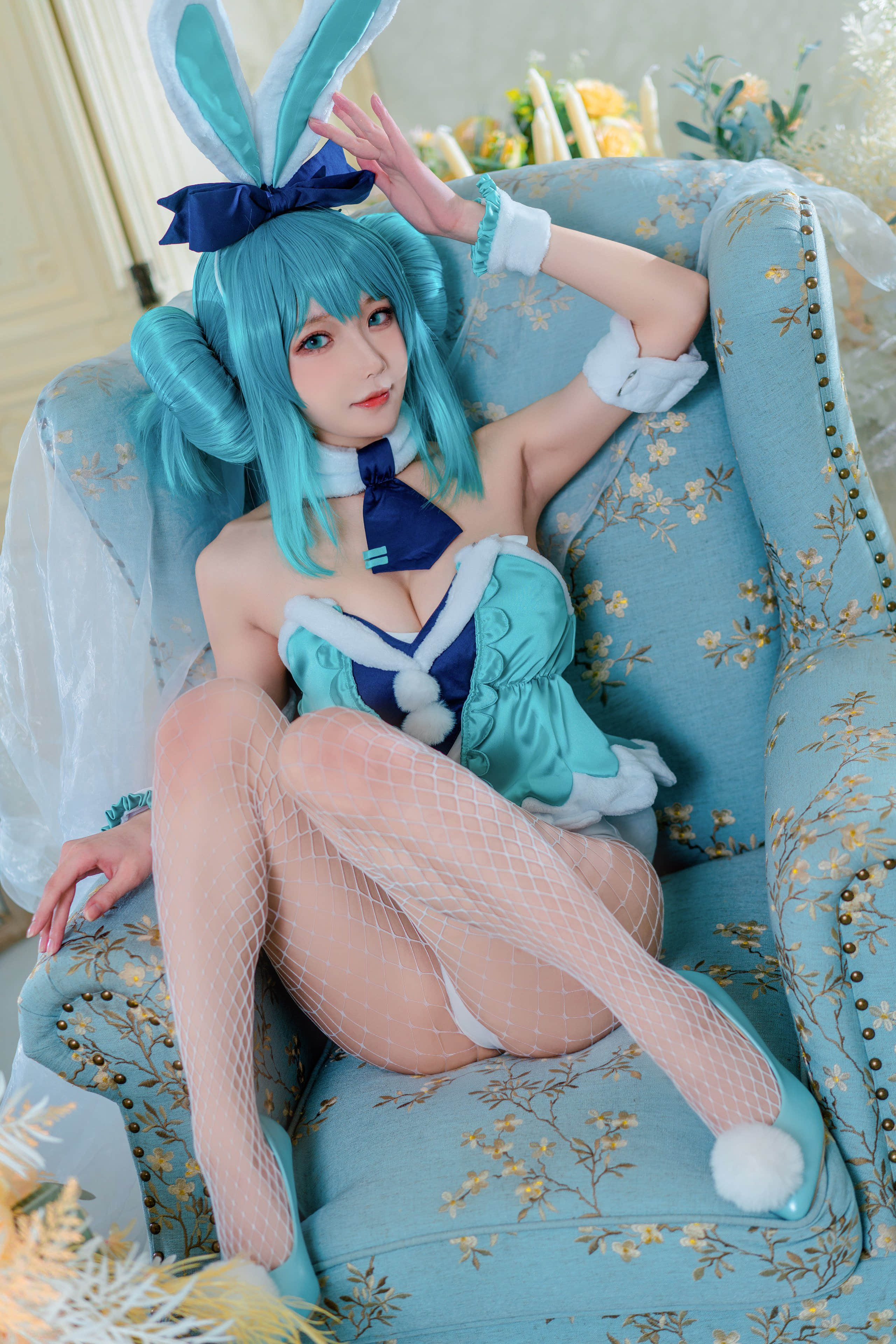 Đọc truyện hentai Tuyển tập Albums siêu phẩm Cosplay - Chap 842 - A Bao is also a bunny girl - NO.30 White Rabbit Miku