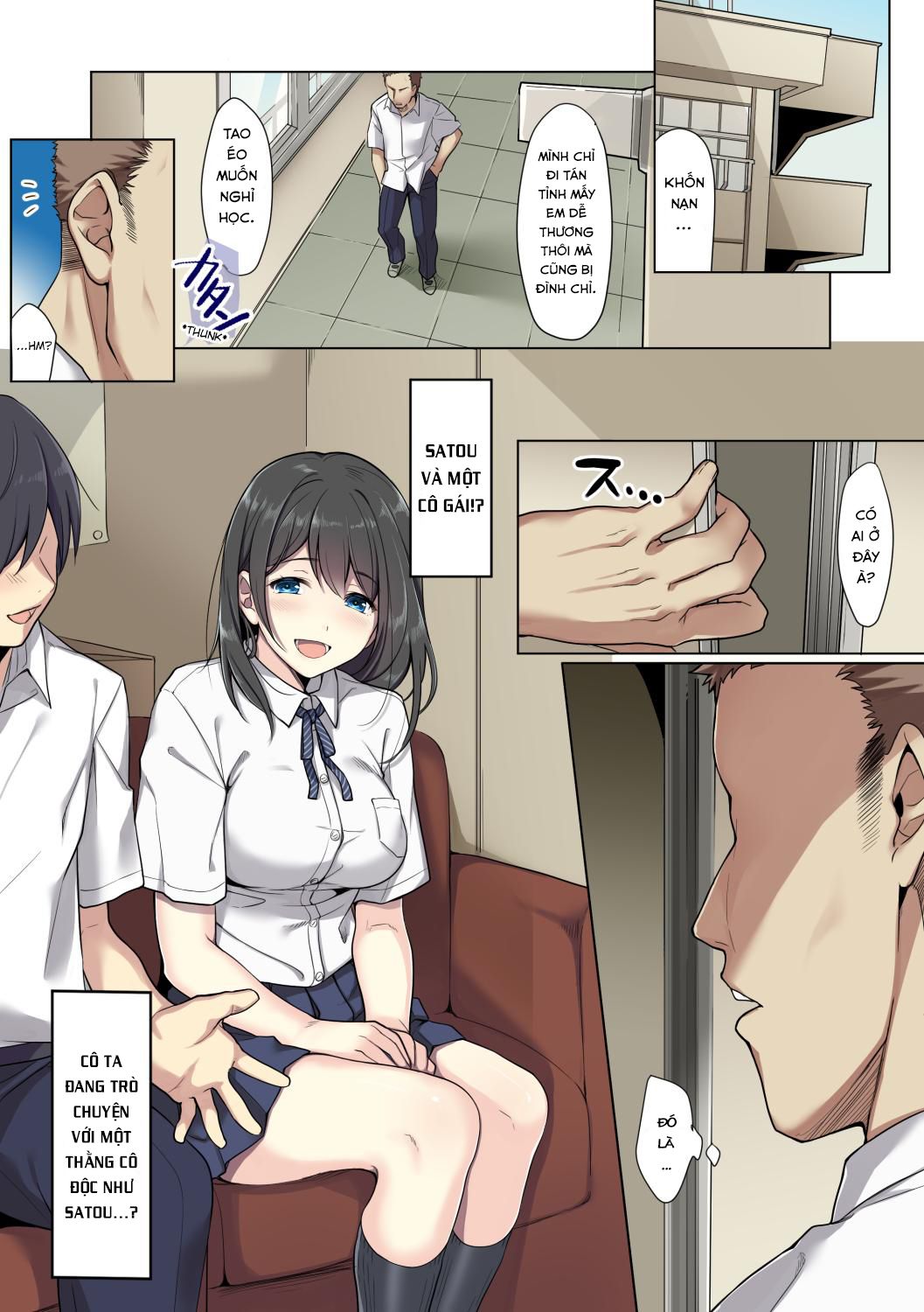 Đọc truyện hentai Bạn gái tôi đã lập một thoả thuận với senpai để bảo vệ tôi. - Chap 1