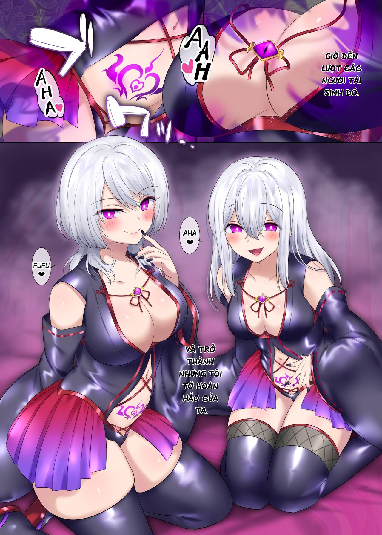 Đọc truyện hentai Fuukon no Taimafujo ~Oyako ga Akuryo ni Somari Nottorareru made~ - Oneshot