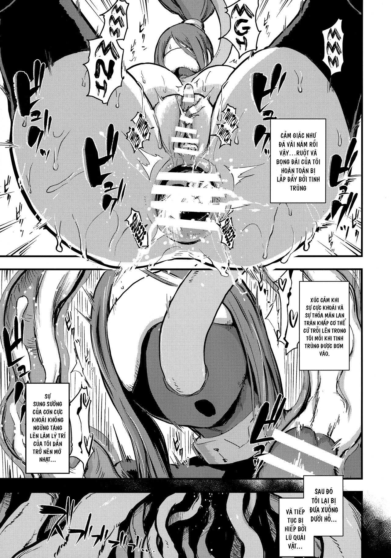 Đọc truyện hentai Majuu Teikoku Hishi Chuu Otto no Tame ni Kairaku Goumon ni Taeru Boukoku no Ouhi 2 - Oneshot