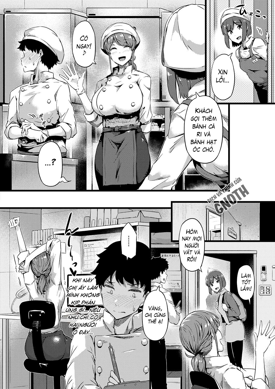 Đọc truyện hentai Panya no Adachi-san Bakery's Adachi-san - Oneshot