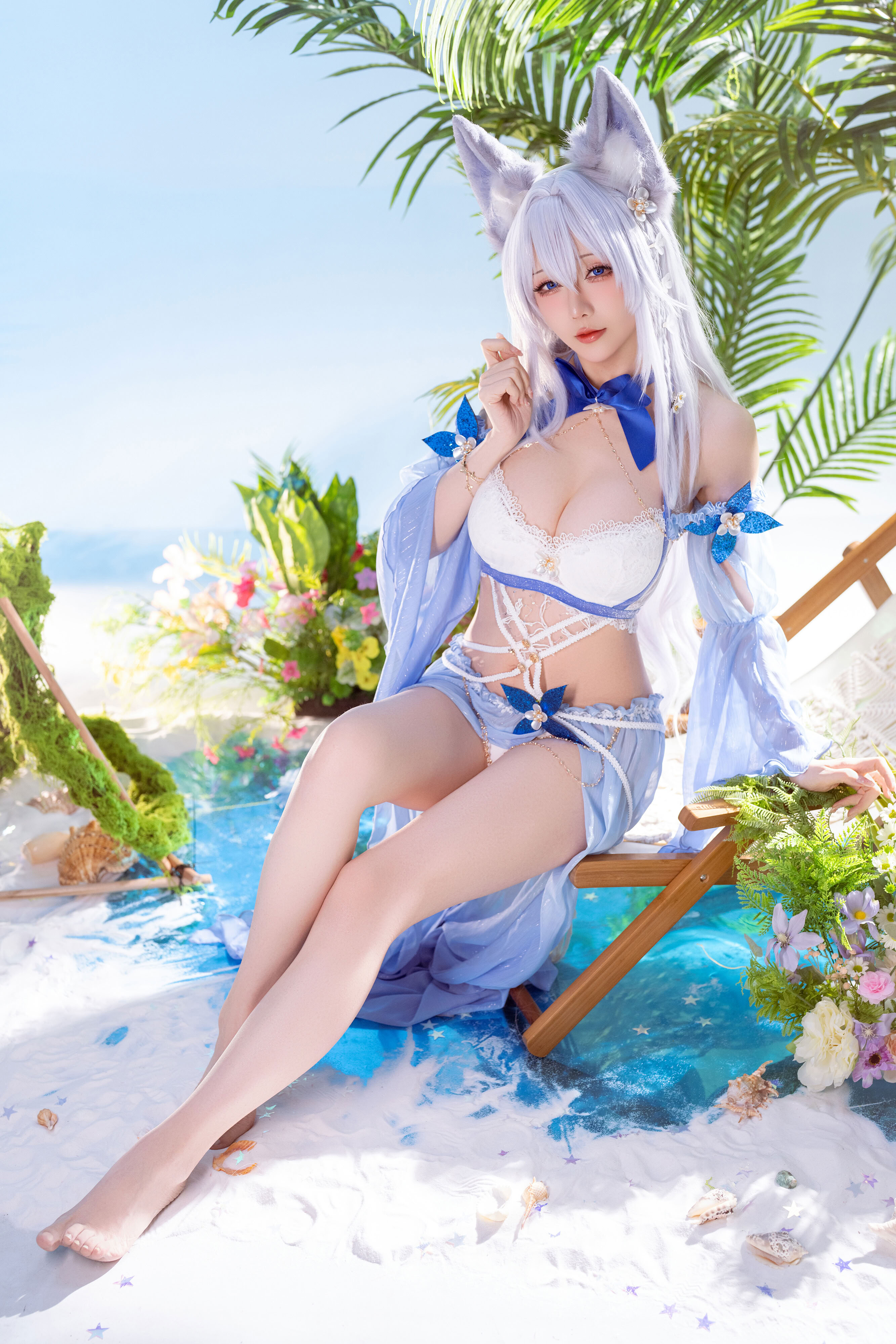 Đọc truyện hentai Tuyển tập Albums siêu phẩm Cosplay - Chap 1395 - Star's Lingering - Azur Lane Shinano Swimsuit