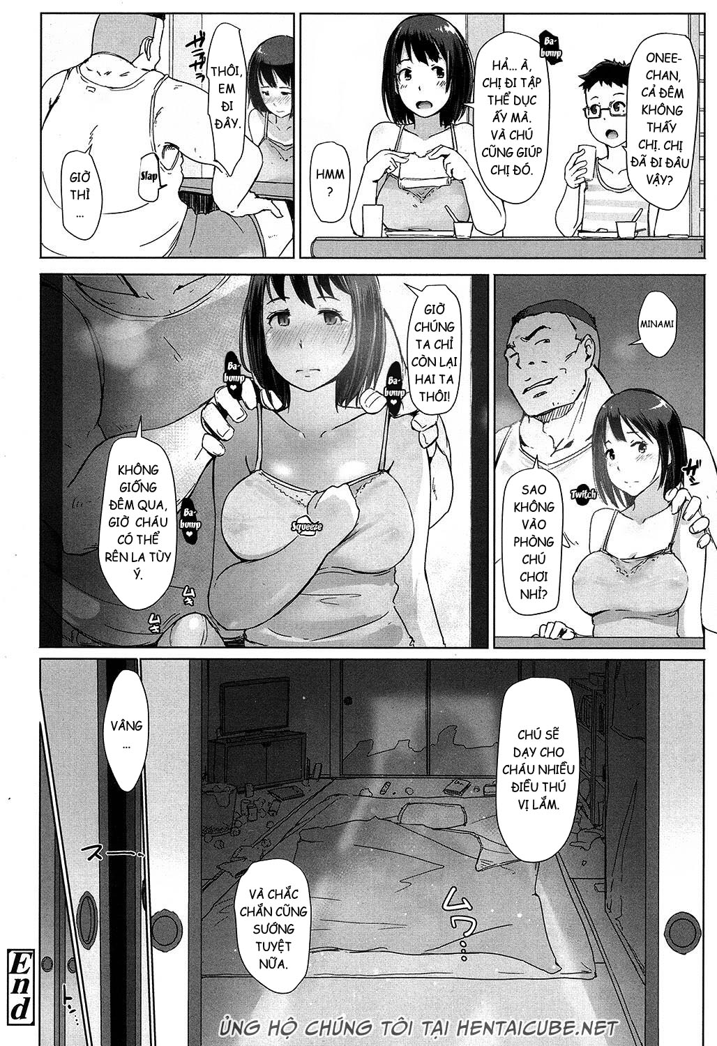 Đọc truyện hentai Oji-san ni Sareta Natsuyasumi no Koto - OneShot