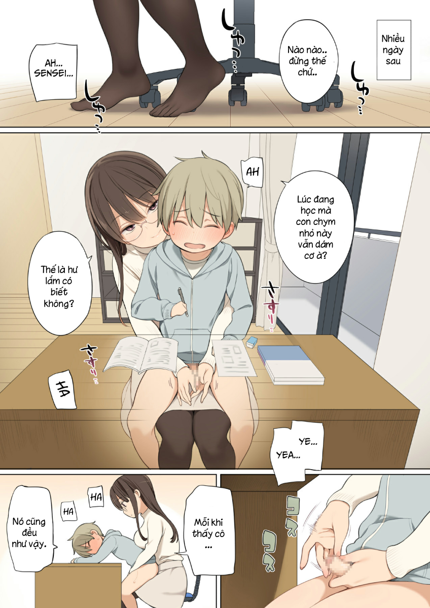 Đọc truyện hentai Oppai o Sawarasete Kureru Katei Kyoushi no Onee-san no Hanashi - Oneshot