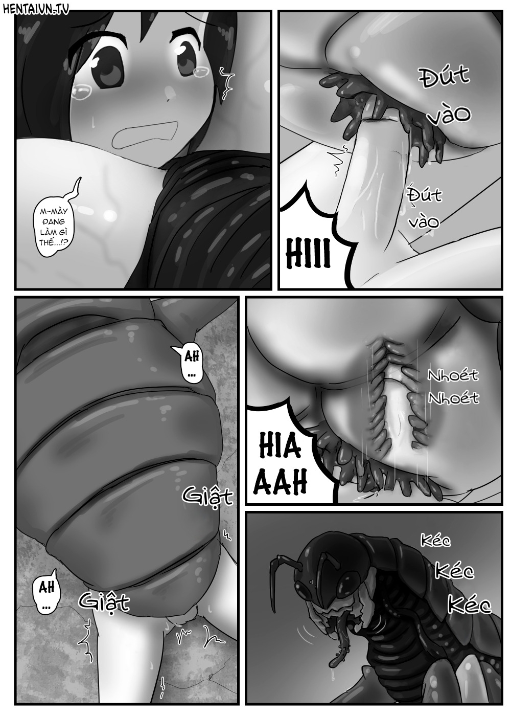Đọc truyện hentai Lạc lối vào ổ bọ khổng lồ - Oneshot