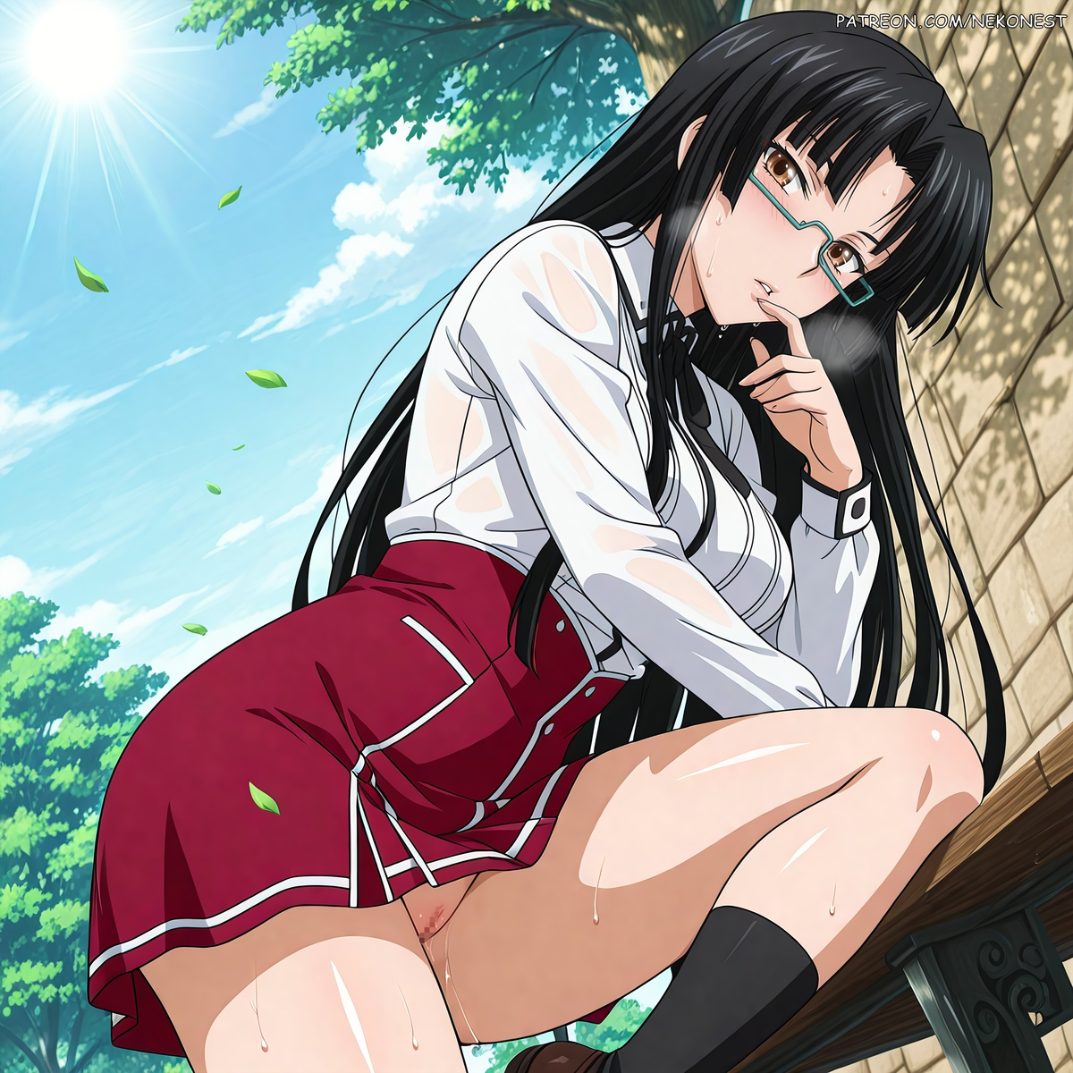 Đọc truyện hentai Tuyển tập Albums Art hentai - Chap 558 - Tsubaki Shinra | Courtyard