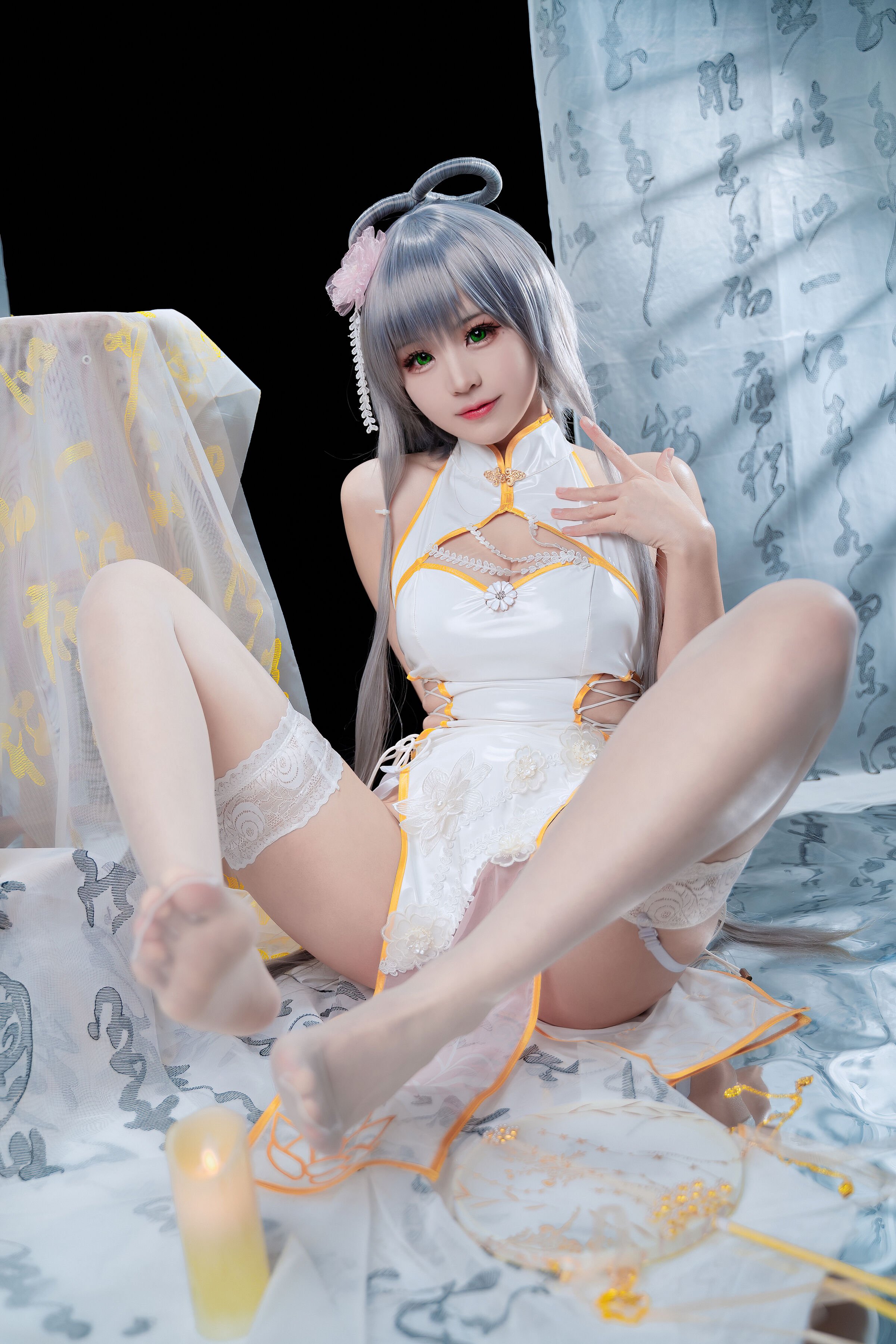 Đọc truyện hentai Tuyển tập Albums siêu phẩm Cosplay - Chap 366 - miko sauce ww - Luo Tianyi cheongsam
