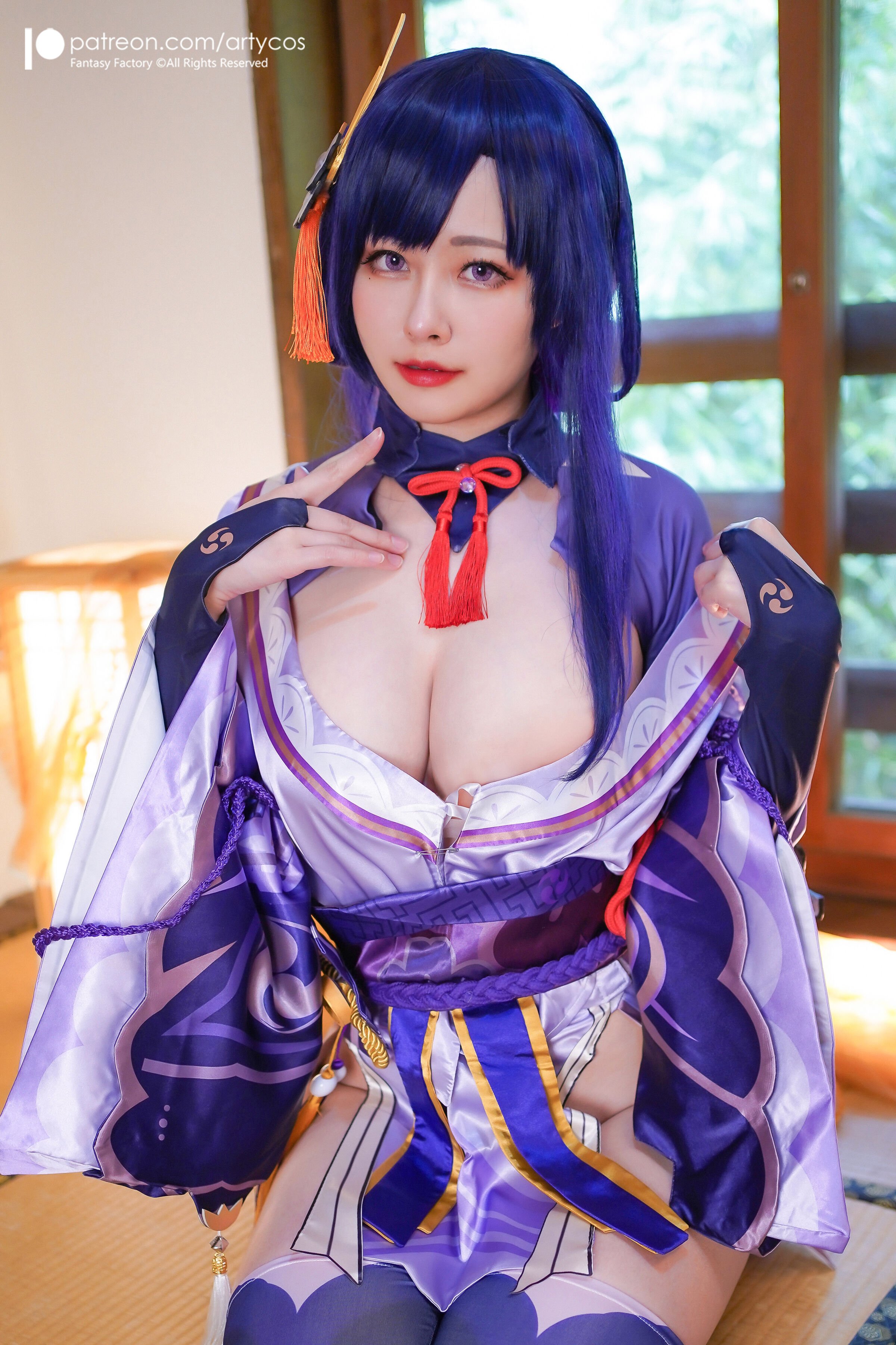 Đọc truyện hentai Tuyển tập Albums siêu phẩm Cosplay - Chap 296 - Arty Huang - Genshin Raiden Ei