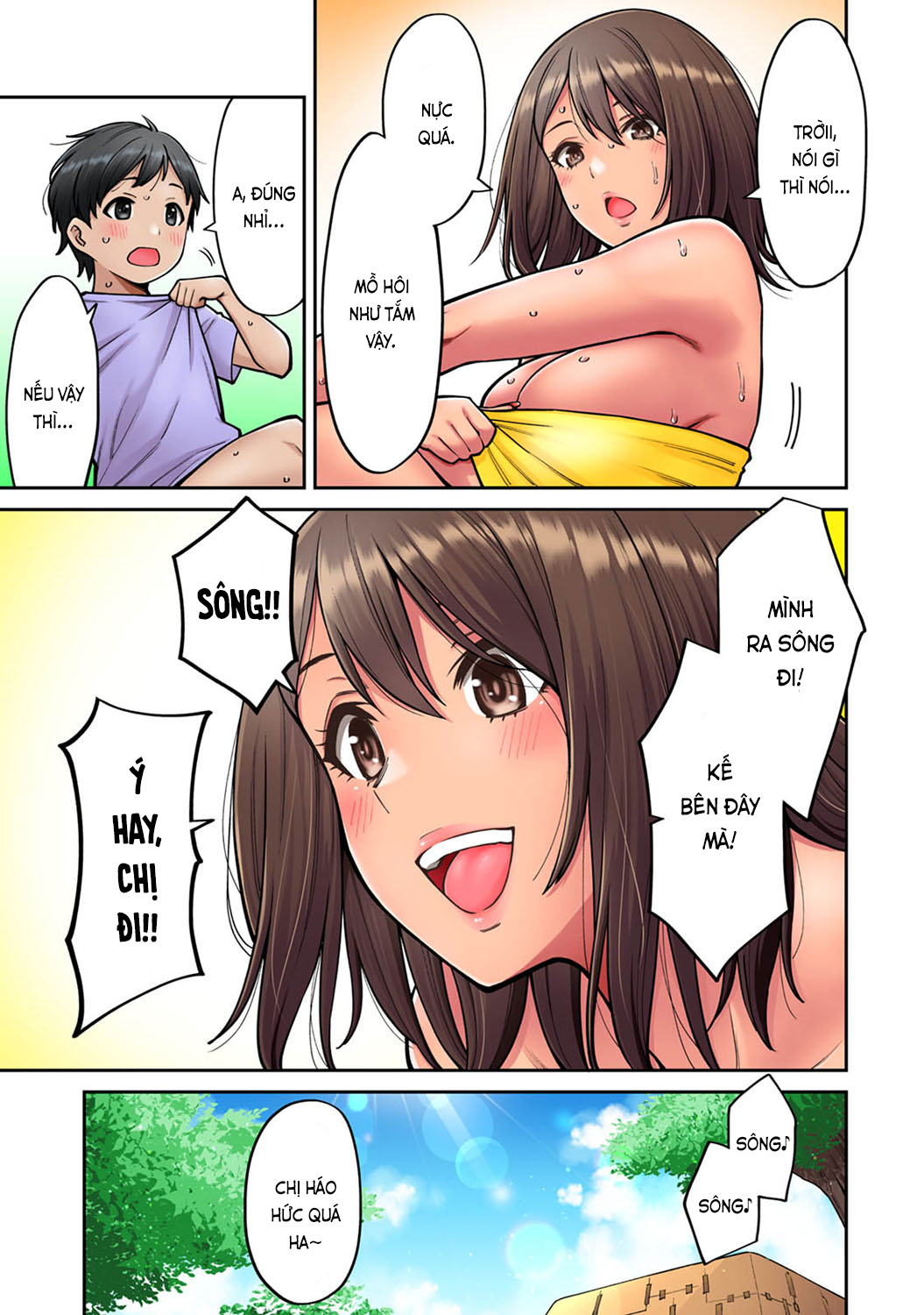 Đọc truyện hentai Người chị tôi thầm mến trở về trong bộ dạng gái lai Tây - Ch. 5
