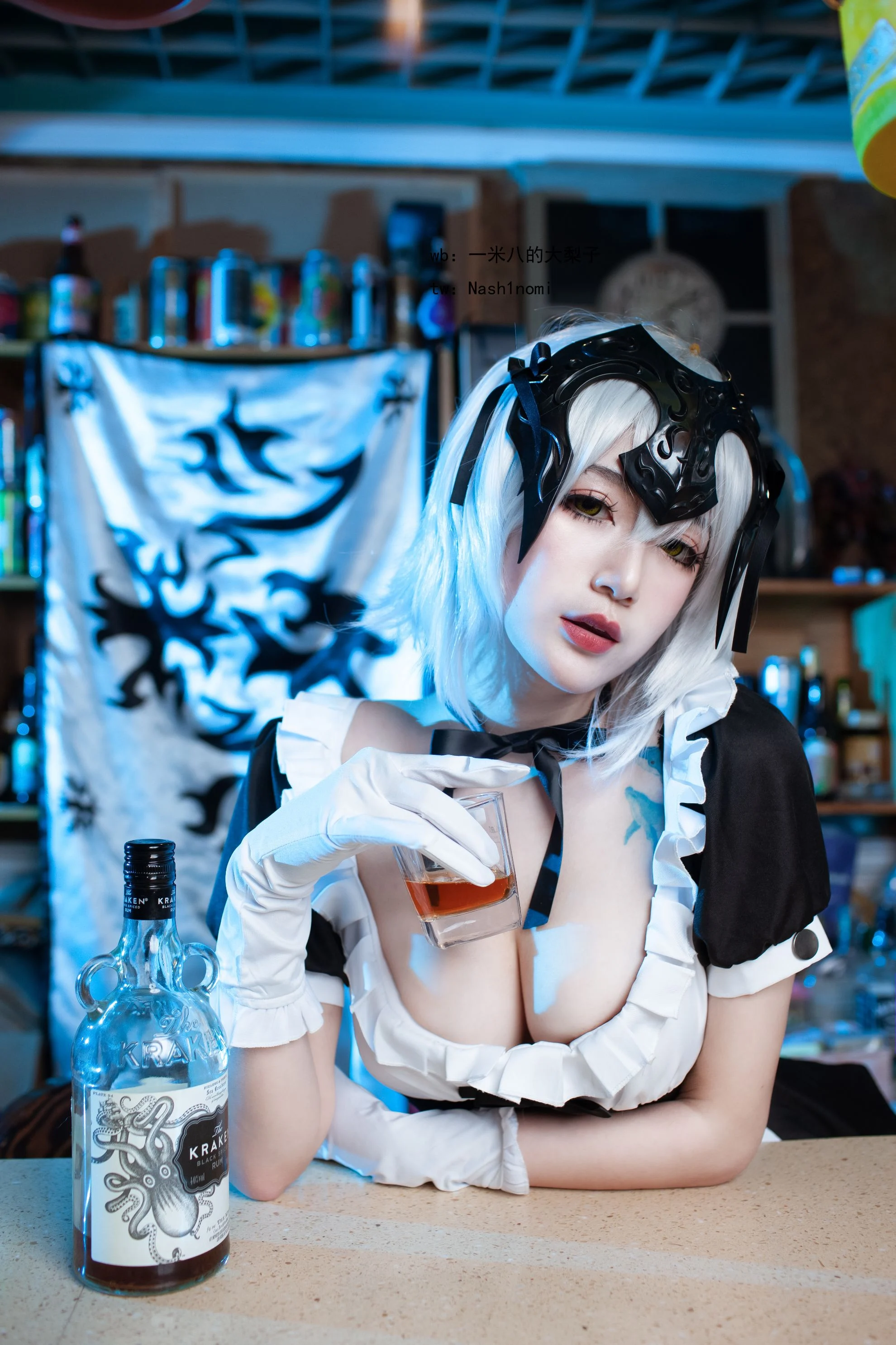 Đọc truyện hentai Tuyển tập Albums siêu phẩm Cosplay - Chap 908 - [Big pear of 1.8 meters] Black Virgin Maid