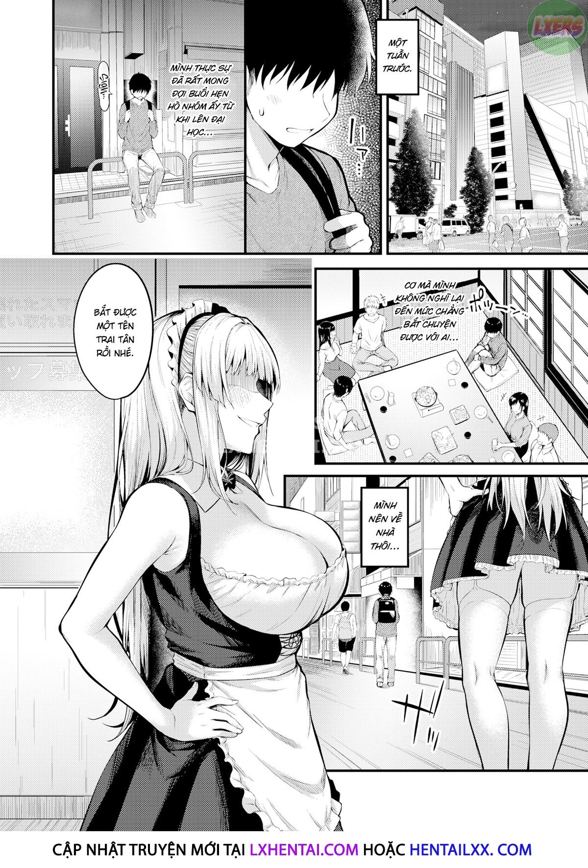 Đọc truyện hentai Dịch vụ hầu gái mại dâm - Oneshot