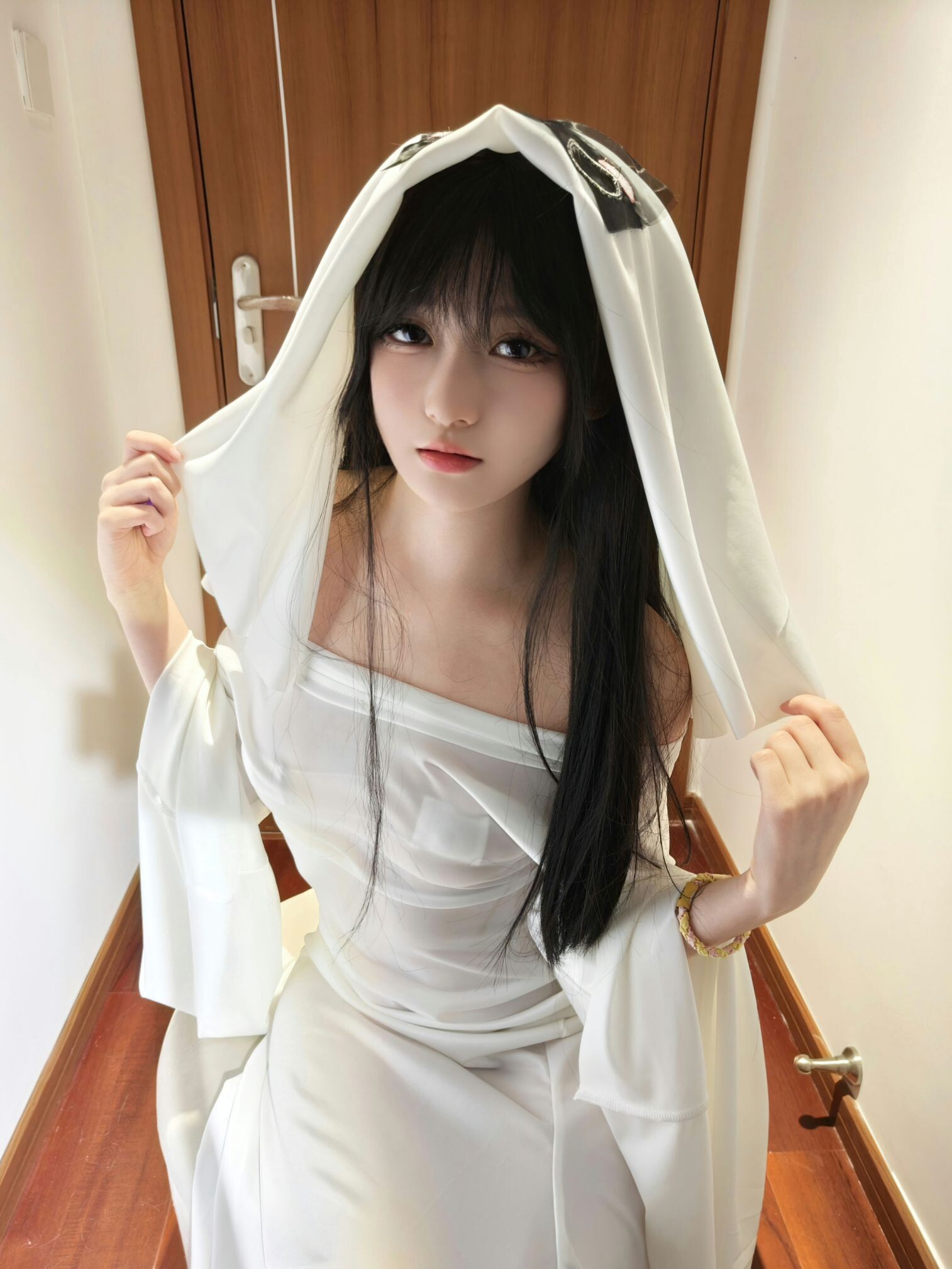Đọc truyện hentai Tuyển tập Albums siêu phẩm Cosplay - Chap 1002 - Mysterious Pear - Ghost Girl