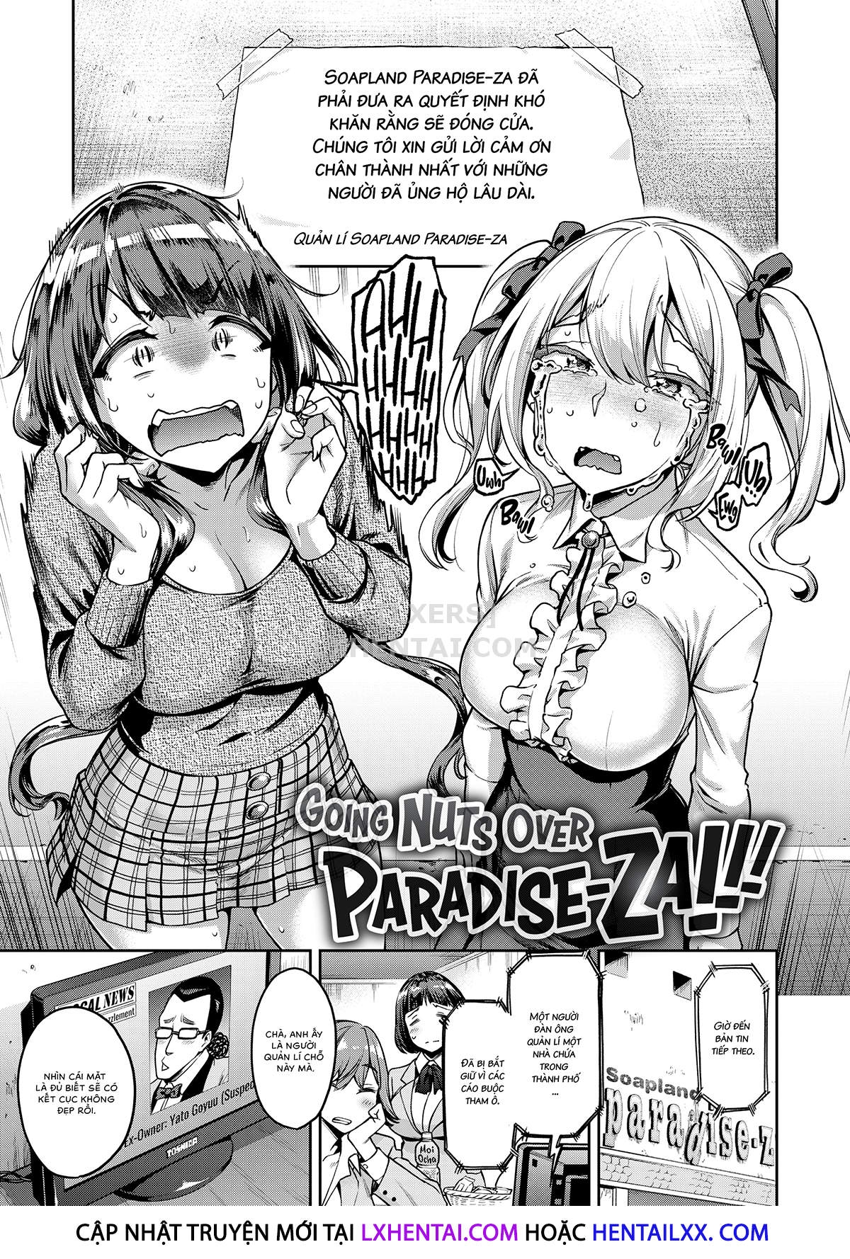 Đọc truyện hentai Holesome Gals!!! - Chap 5 - Going Nuts Over Paradise-za!!!