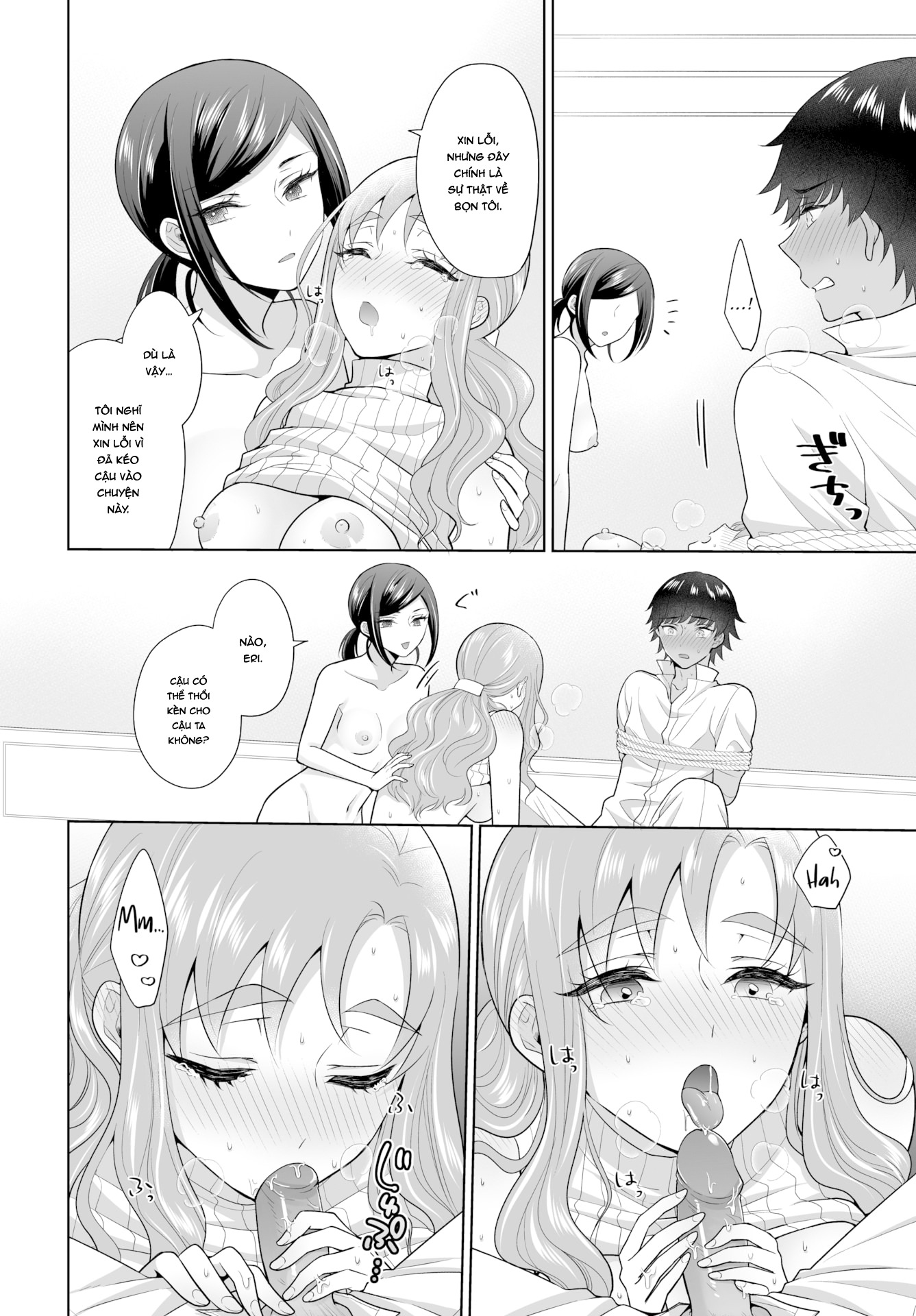 Đọc truyện hentai The Royal Bride Battle Royale - Chap 6: 3some + Yuri