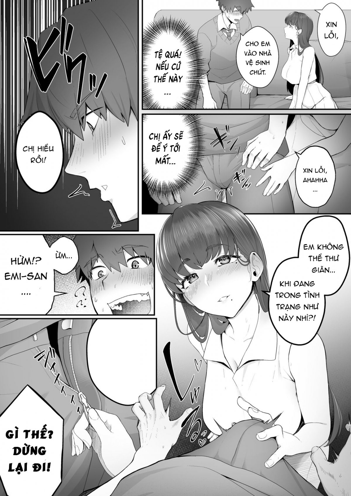 Đọc truyện hentai Kanojo no Onee-san ni Otosareru - Oneshot