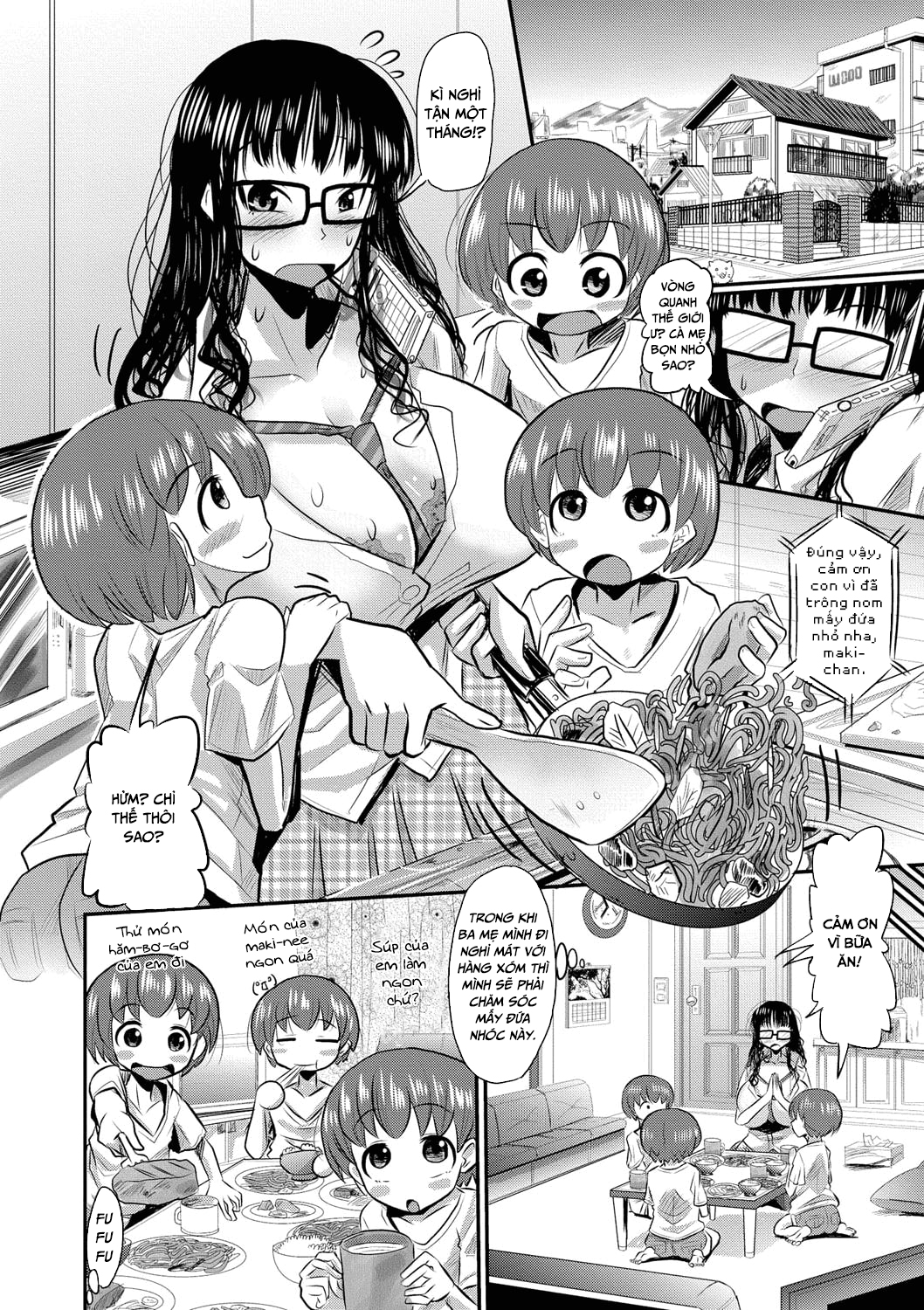 Đọc truyện hentai Mitsudomo-Ecchi - Oneshot