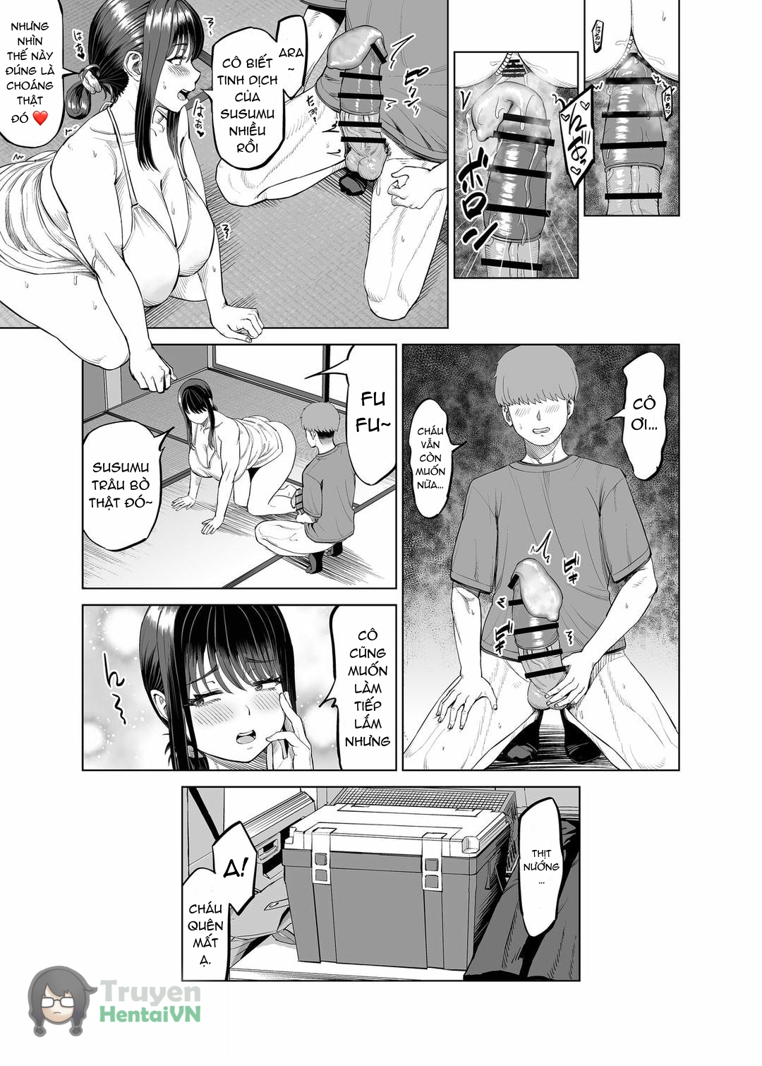 Đọc truyện hentai Tomodachi no Okaa-san ni Sasowarete... Inaka ni Kichaimashita! - Oneshot