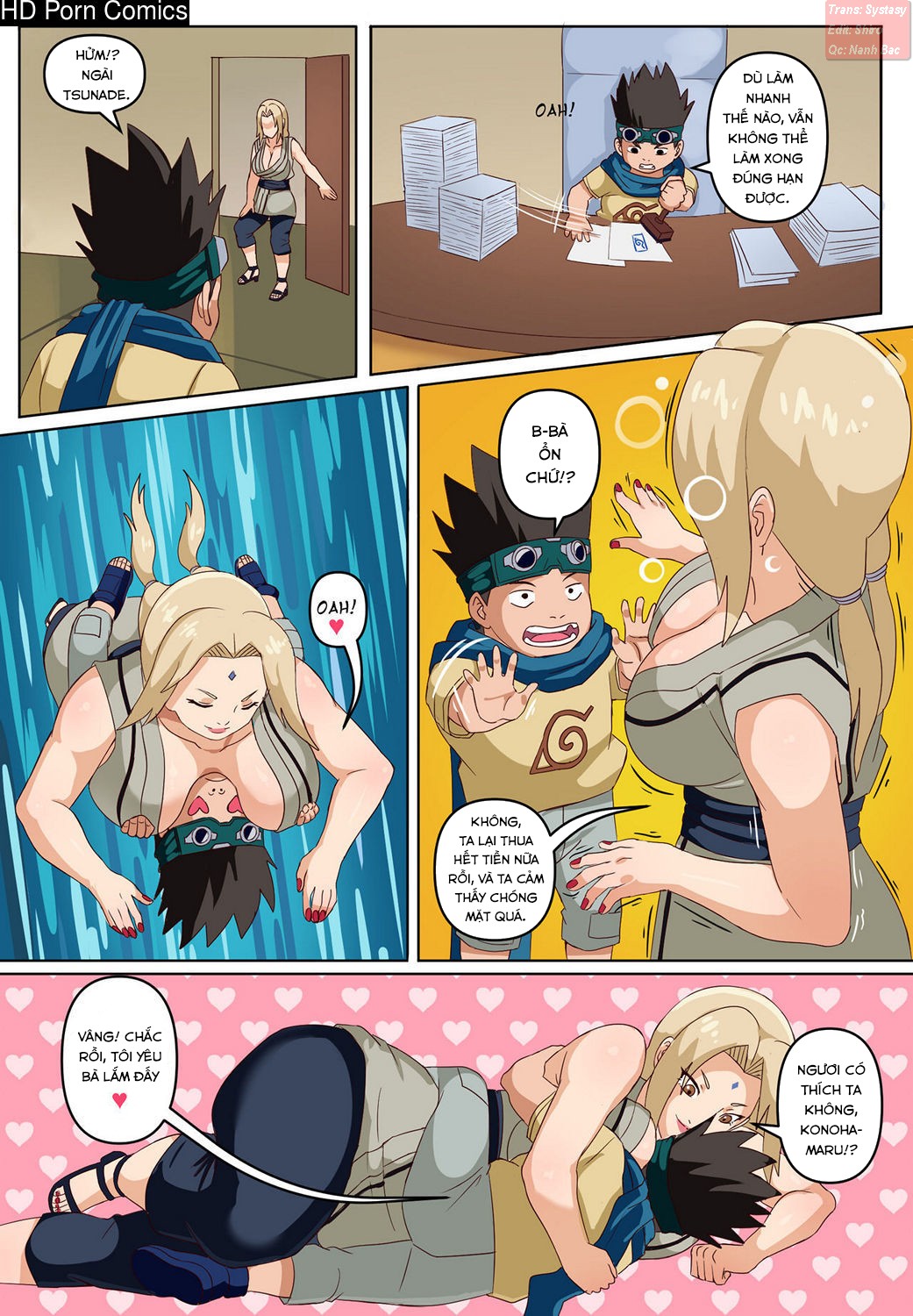 Đọc truyện hentai Tsunade & Konohamaru comic porn - Oneshot