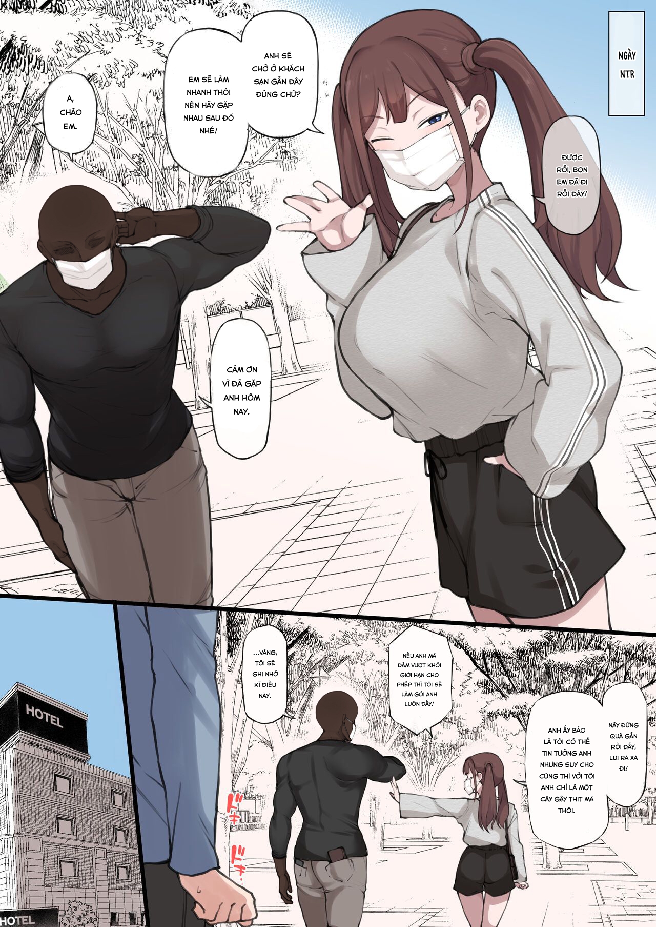 Đọc truyện hentai Cô gái tóc hai bím và thằng da đen bư cụ - Chap 1