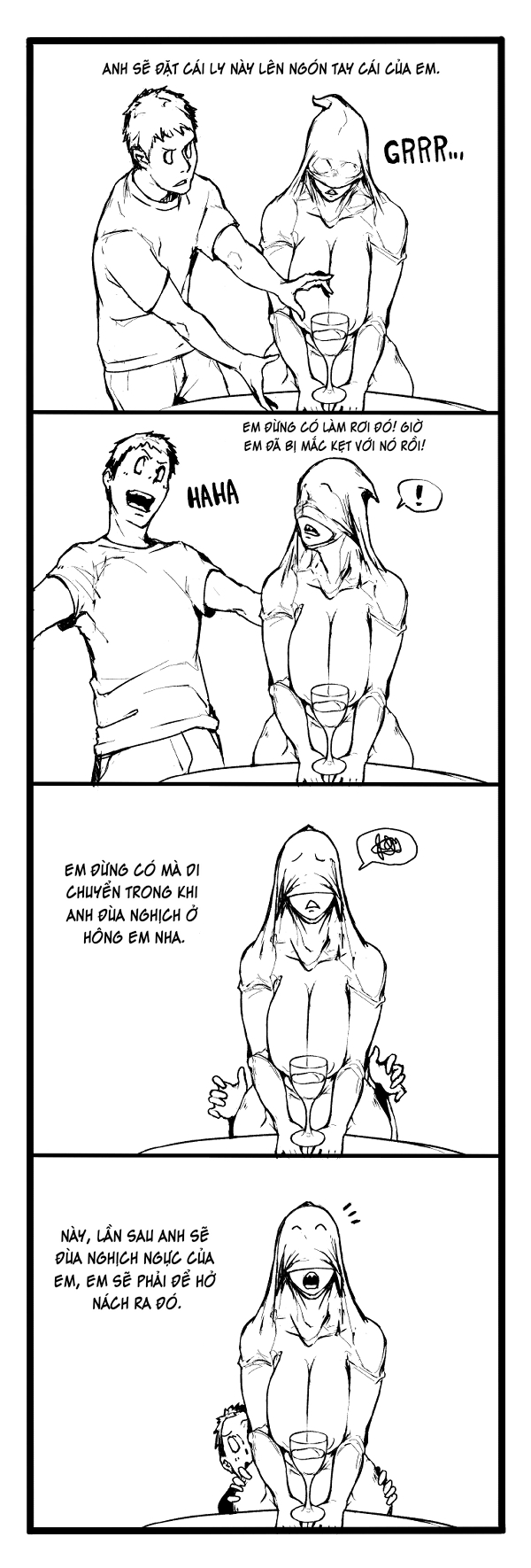 Đọc truyện hentai Ma Với Chả Cỏ - Chap 4