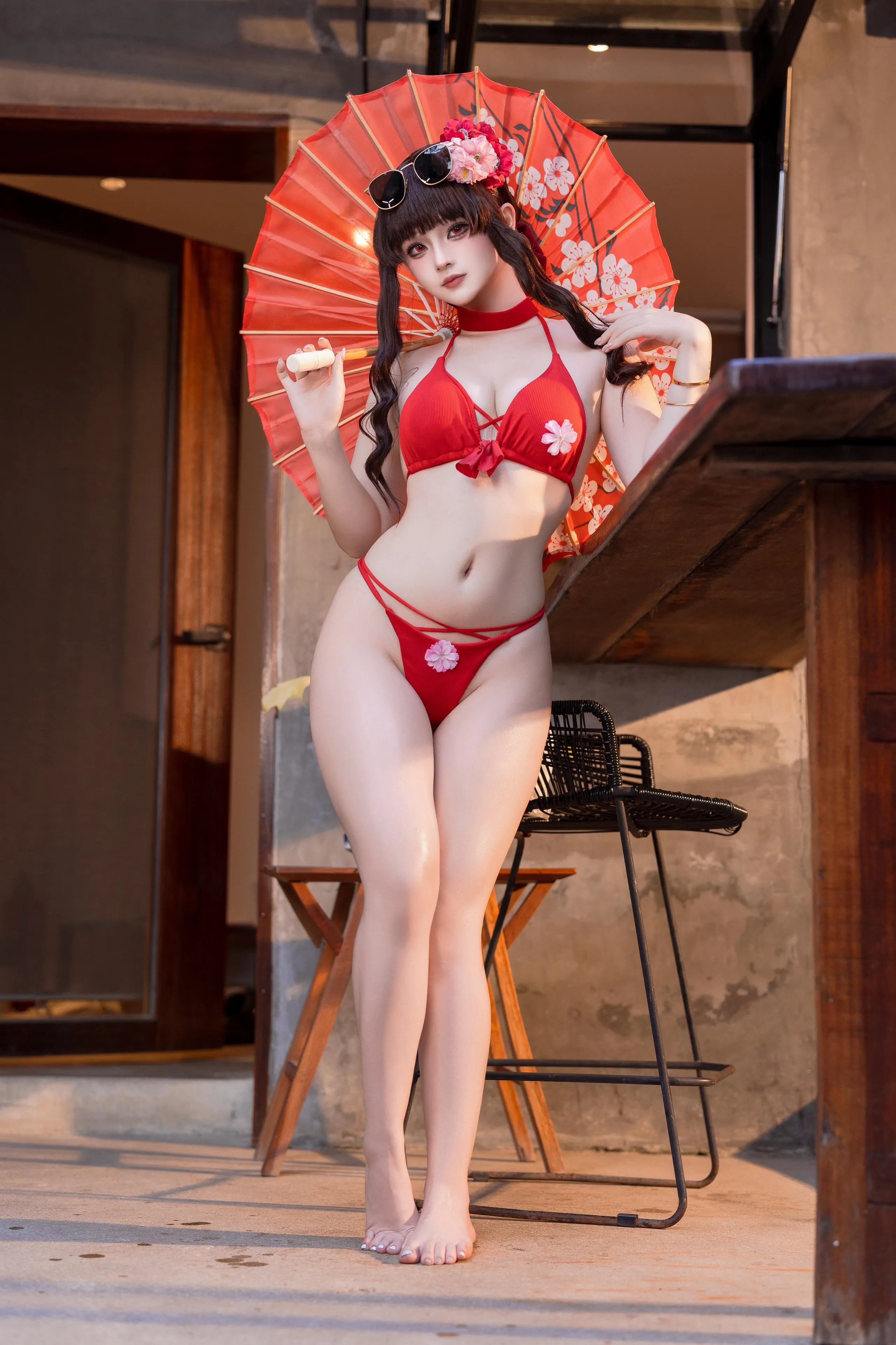 Đọc truyện hentai Tuyển tập Albums siêu phẩm Cosplay - Chap 966 - Fish - Sakura Swimsuit