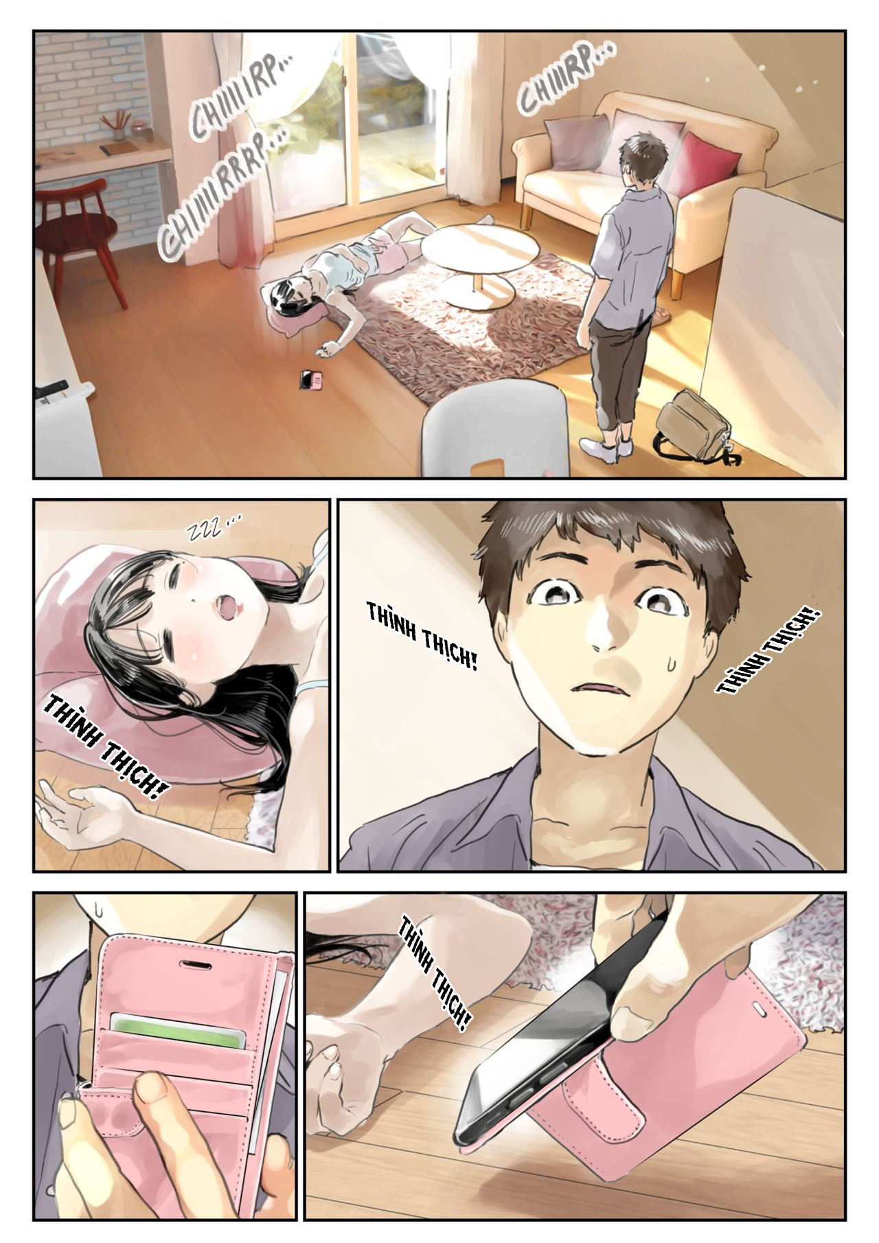 Đọc truyện hentai Xem trộm điện thoại bạn gái - Phần 1