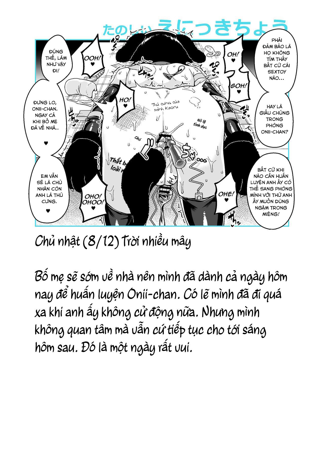 Đọc truyện hentai Nhật kí huấn luyện Onii-chan - Oneshot
