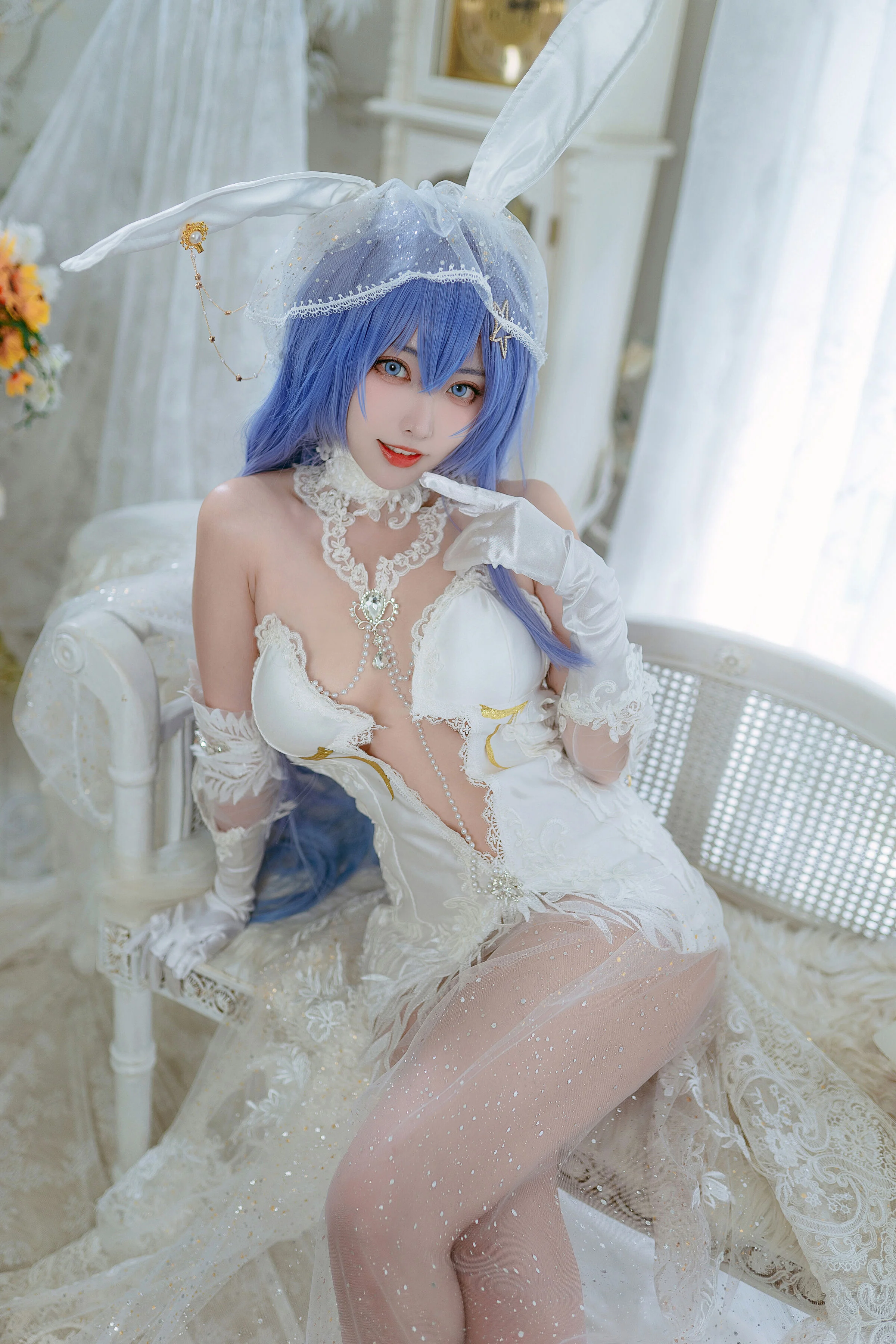 Đọc truyện hentai Tuyển tập Albums siêu phẩm Cosplay - Chap 515 - Sakura Miyamoto Flower Garden Bride