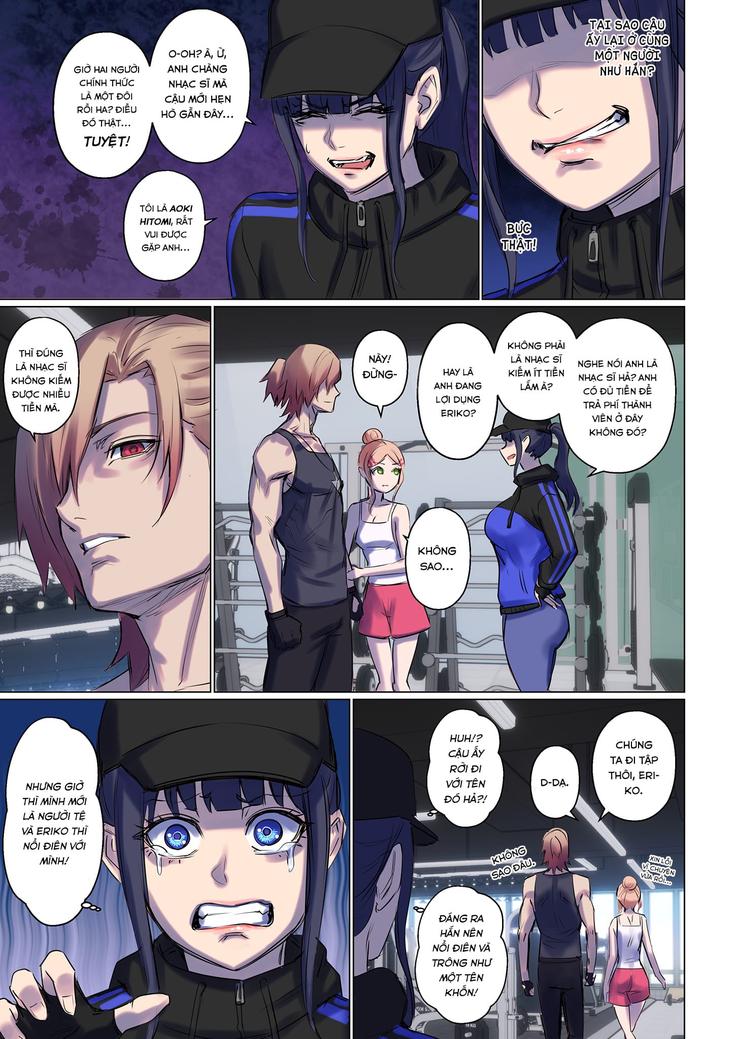 Đọc truyện hentai Bắt cóc người ngoài hành tinh - Chap 3 - Phòng gym