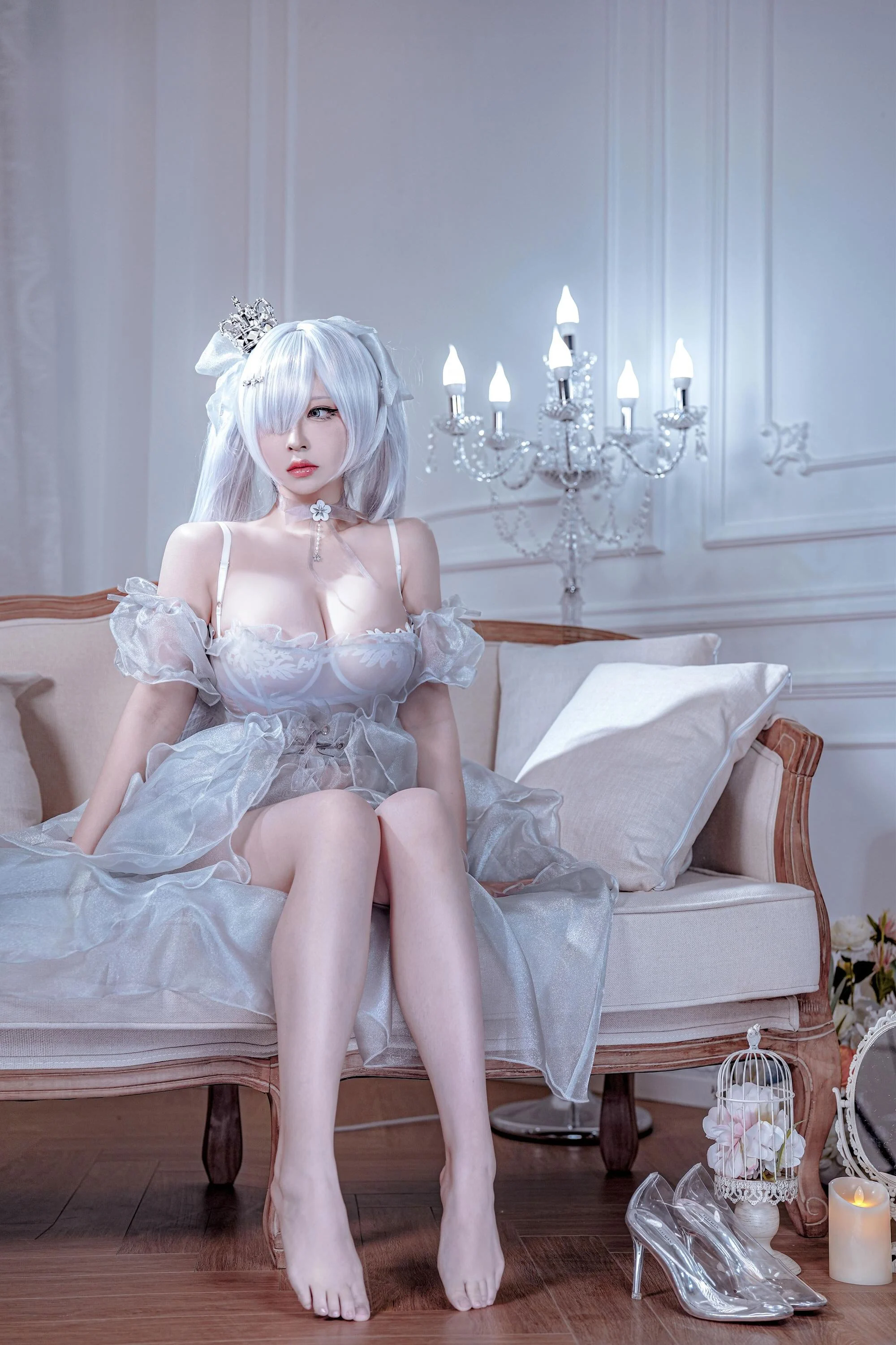 Đọc truyện hentai Tuyển tập Albums siêu phẩm Cosplay - Chap 1446 - Half-and-half - Victory Goddess: Niki Cinderella