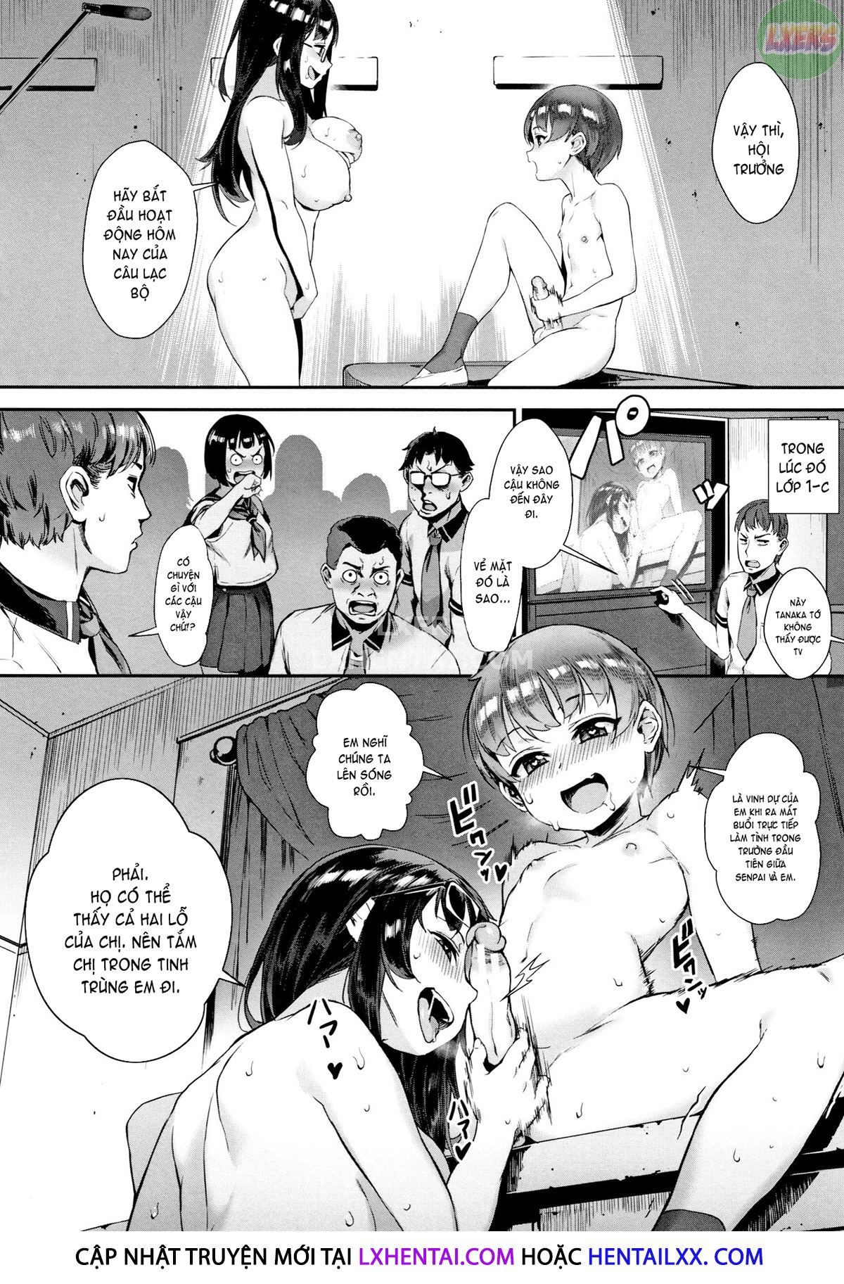 Đọc truyện hentai Gakuen Rankou - Chap 4