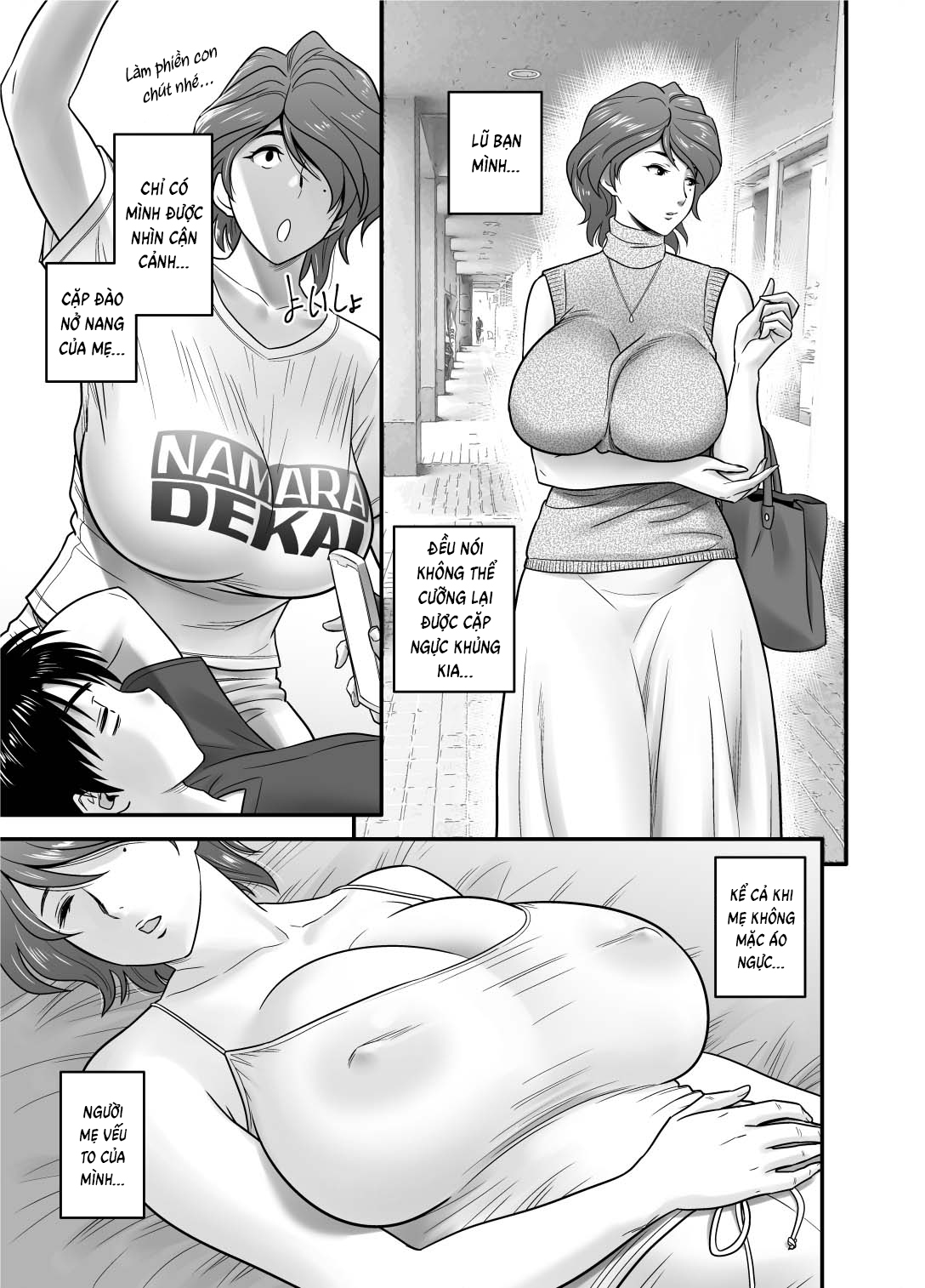 Đọc truyện hentai Vì mẹ tôi trở thành người yêu của bạn tôi - Oneshot
