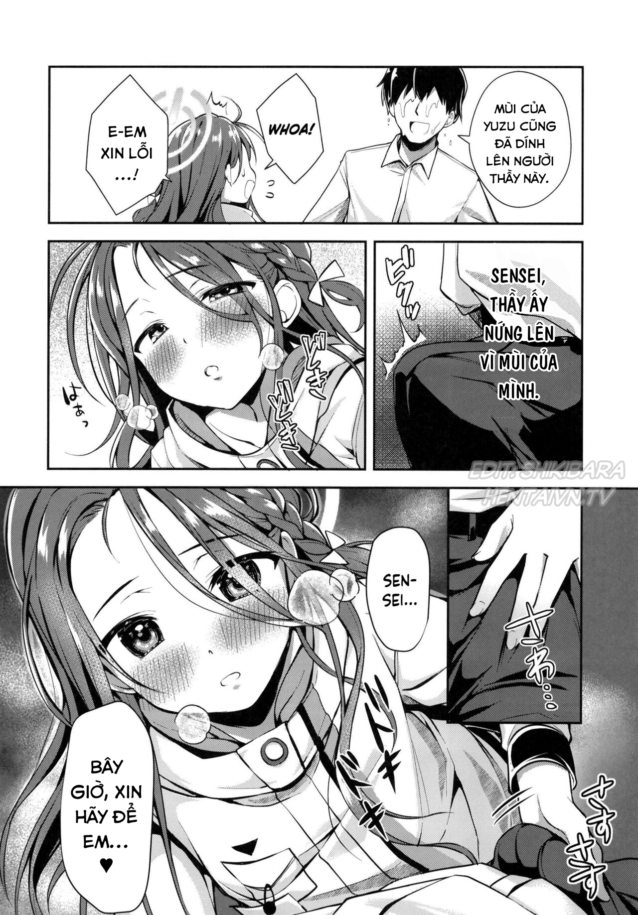 Đọc truyện hentai Sau khi chạy deadline Blue Archive - Oneshot