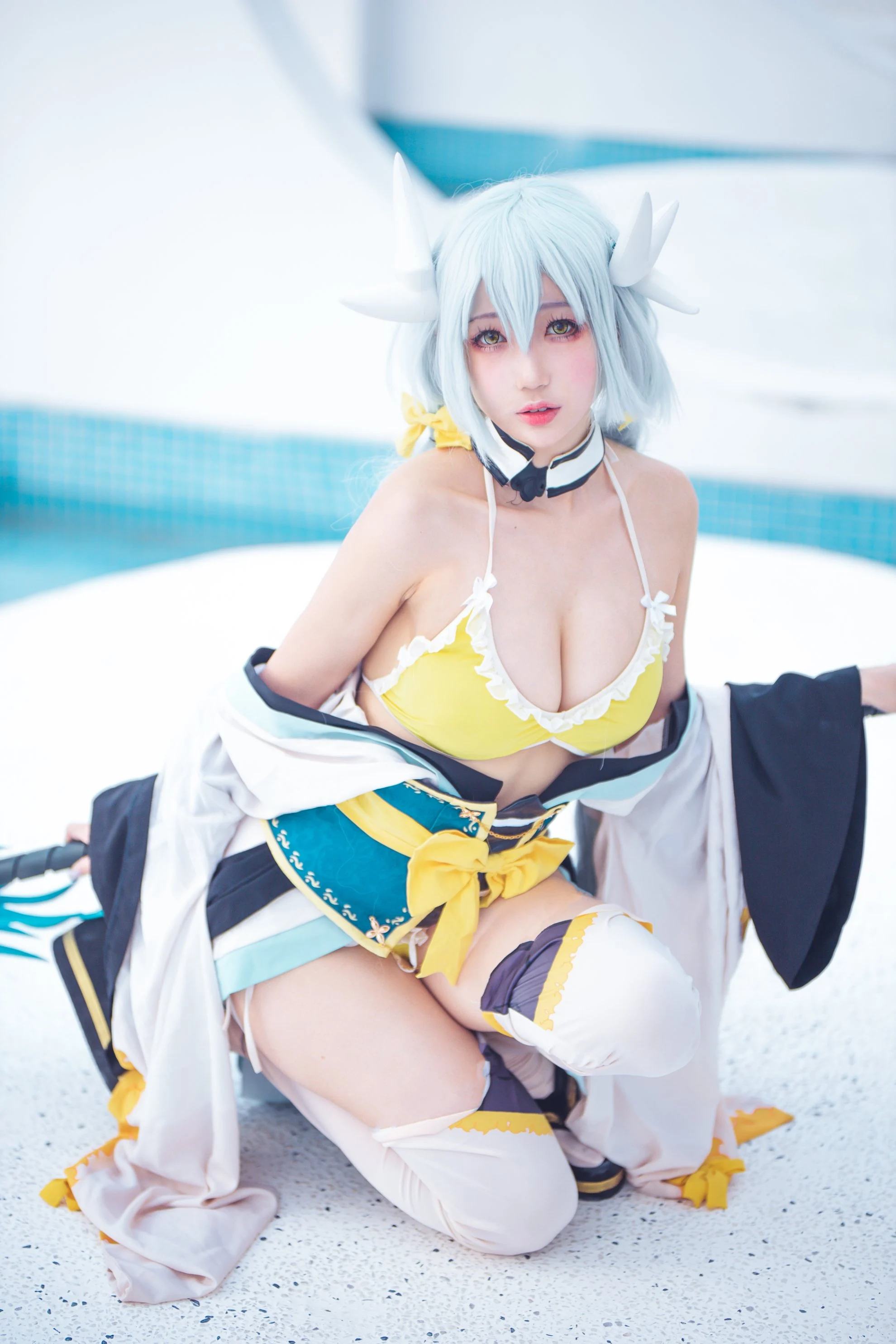 Đọc truyện hentai Tuyển tập Albums siêu phẩm Cosplay - Chap 888 - Zhou Ji is a cute rabbit NO.031 Qing Ji