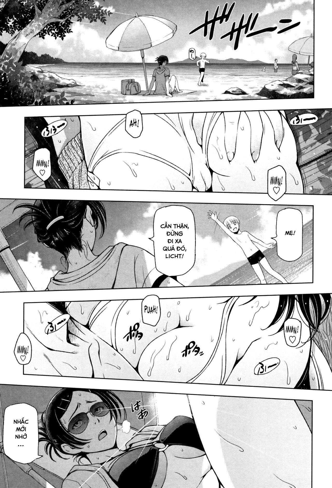 Đọc truyện hentai Natsu-jiru ~Ase ni Mamirete Gucchagucha - Chap 4