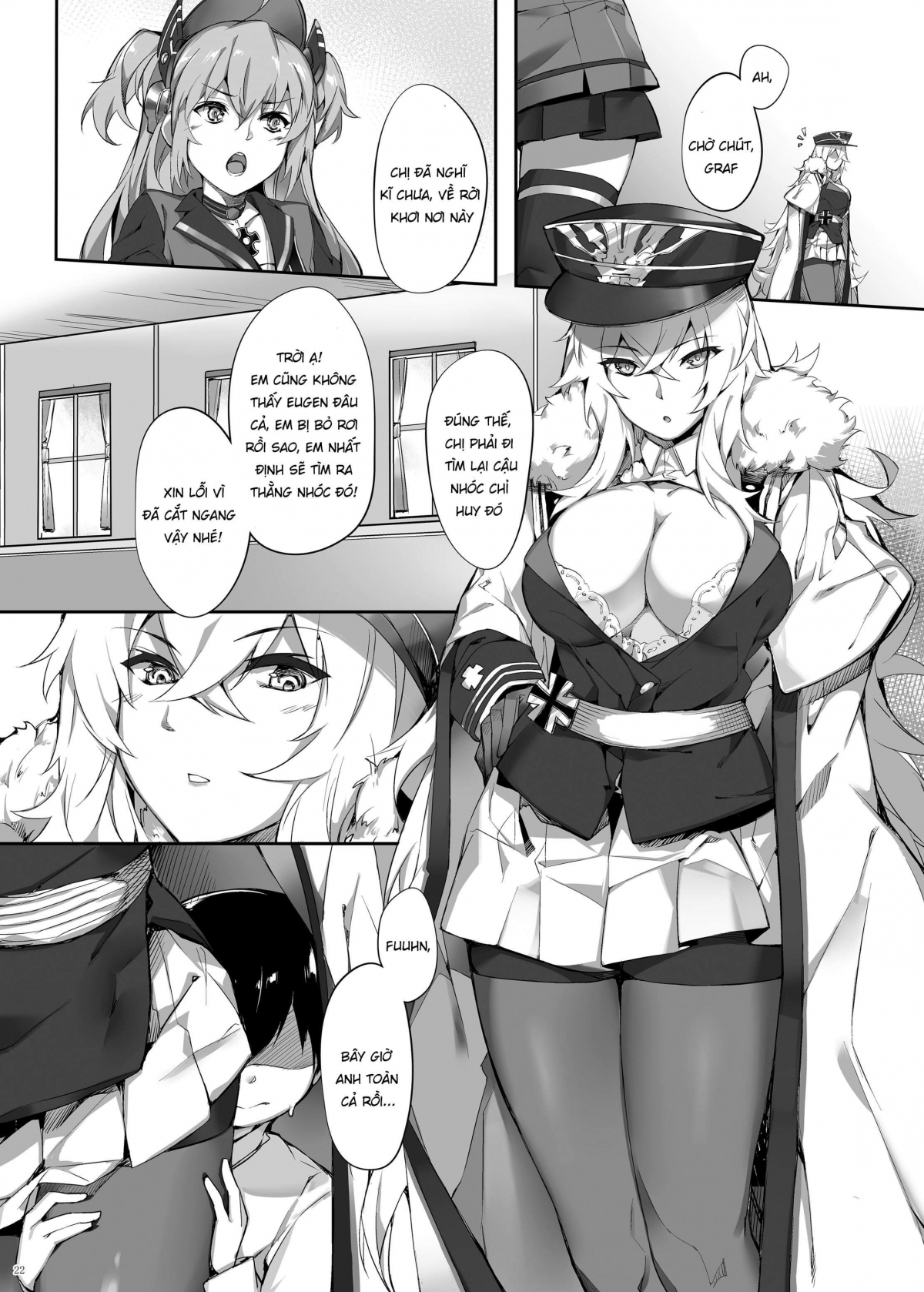Đọc truyện hentai Zeppelin no Shota Aiyoku Hogo (Azur Lane) - Oneshot