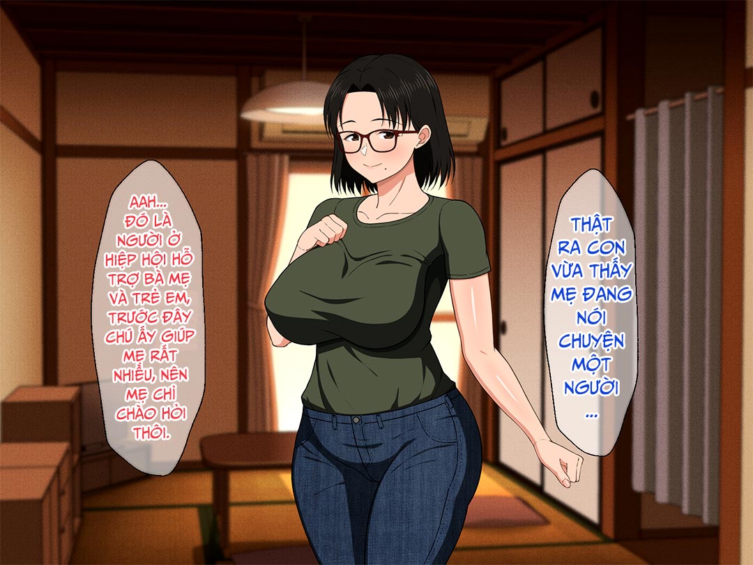 Đọc truyện hentai Khao khát người mẹ vú bự trong căn phòng nhỏ - Chap 2
