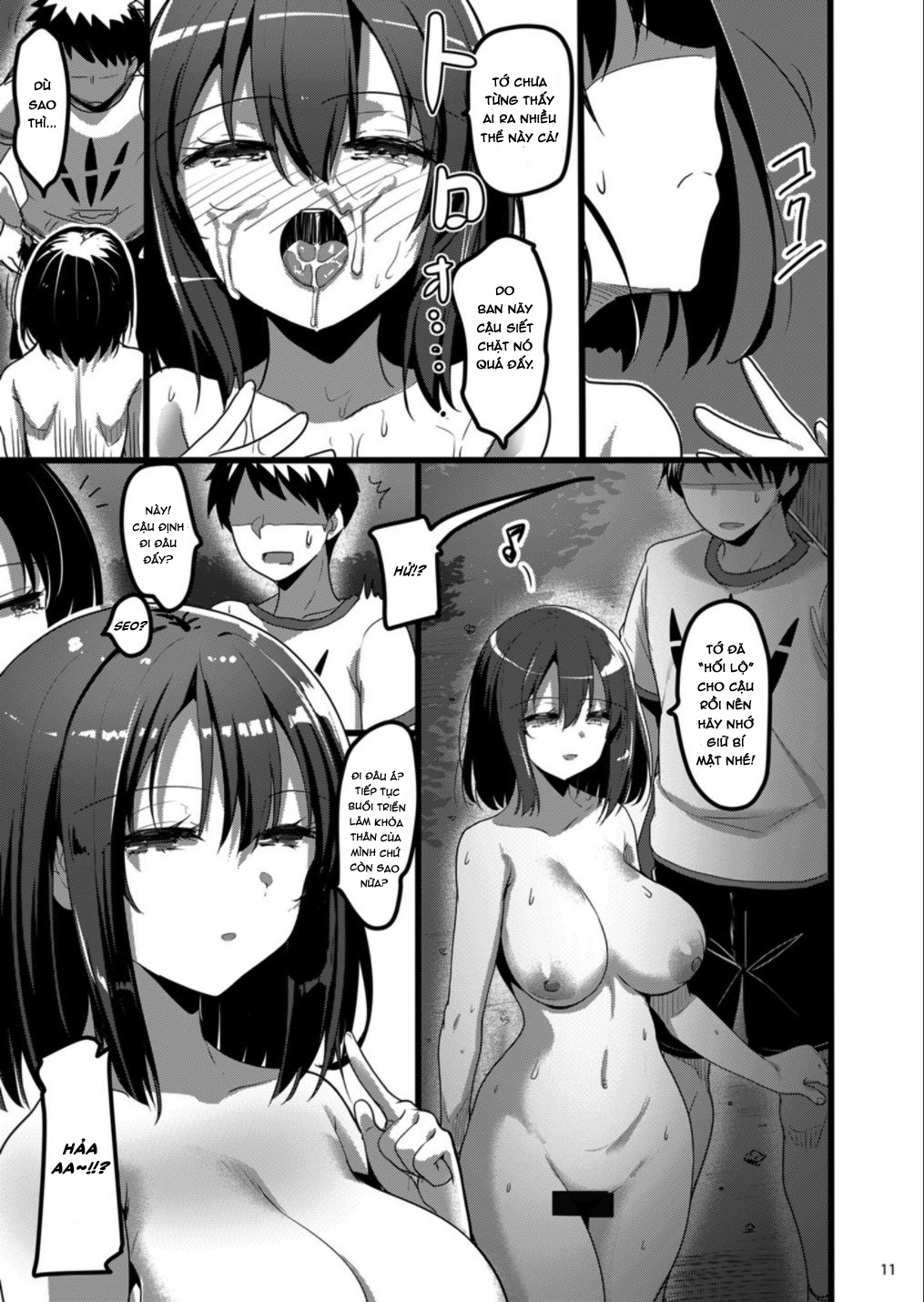 Đọc truyện hentai Ecchi na Onna ga Iru to Uwasa no Kouen ni Classmate ga Dete Kita Hanashi - Oneshot