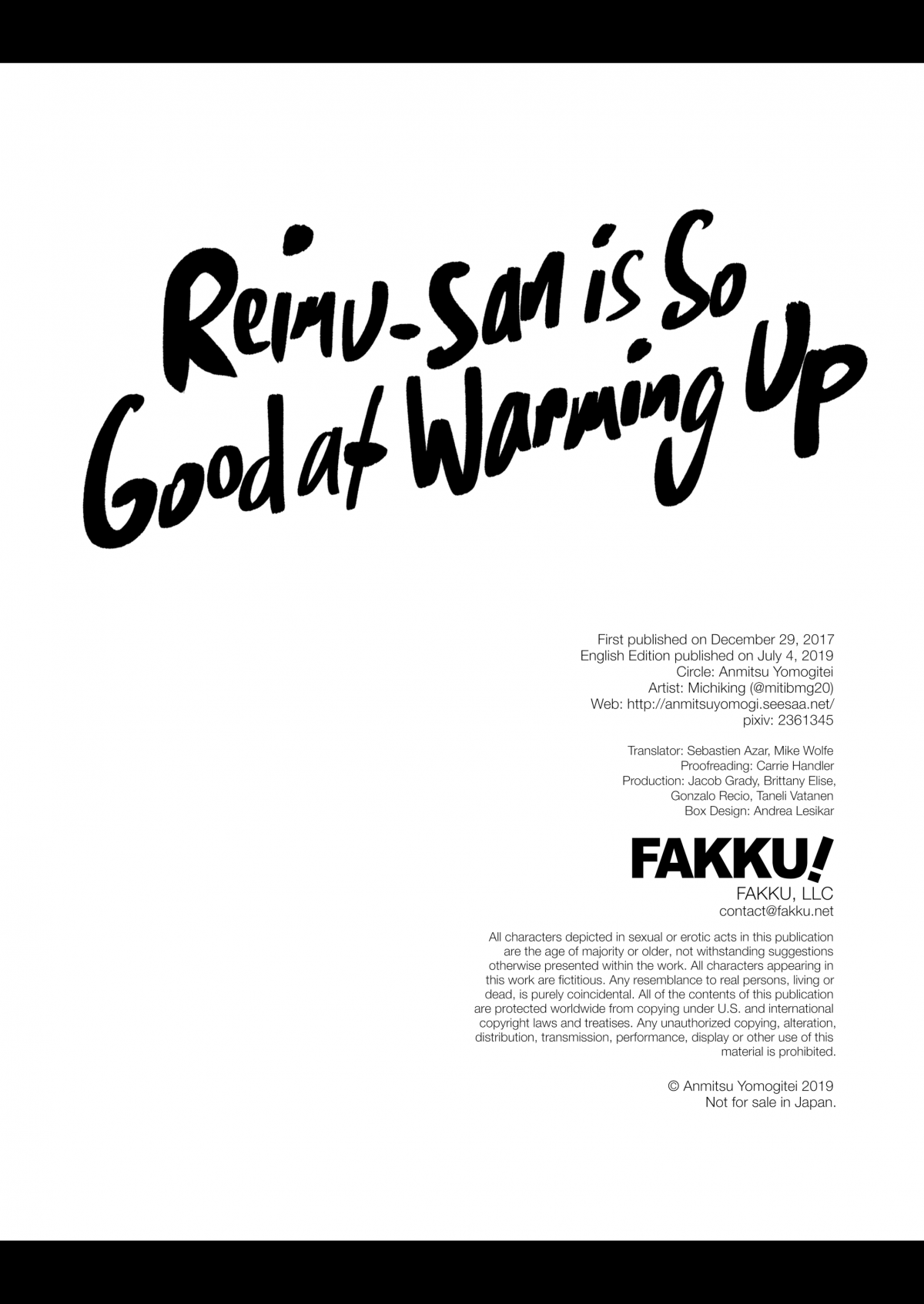 Đọc truyện hentai Atatame Jouzu no Reimu-san (Touhou Project) - Oneshot