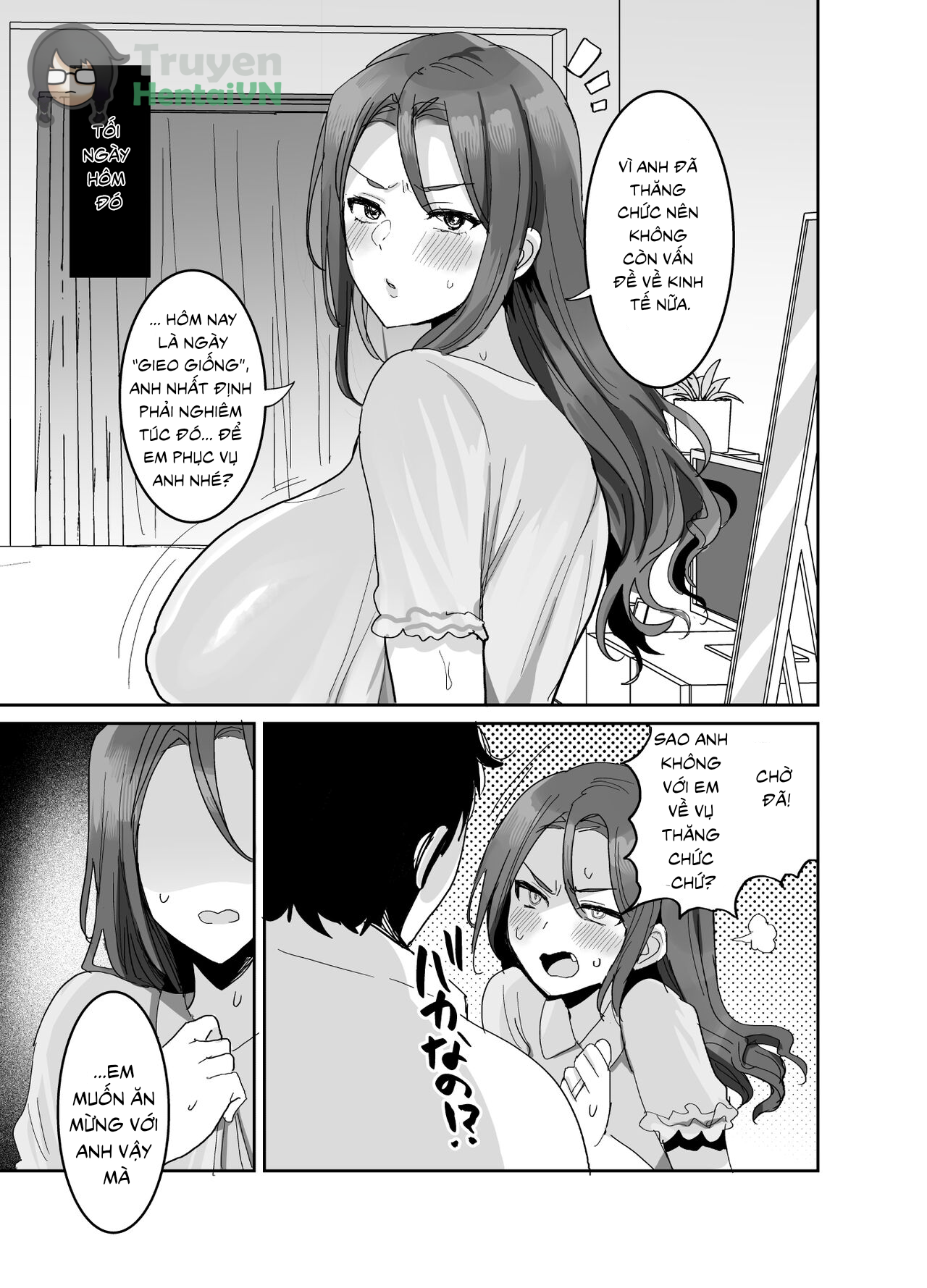 Đọc truyện hentai Okotteiru You ni Miete Nandemo Iu Koto Kiite Kureru Ore no Oku-san - Oneshot