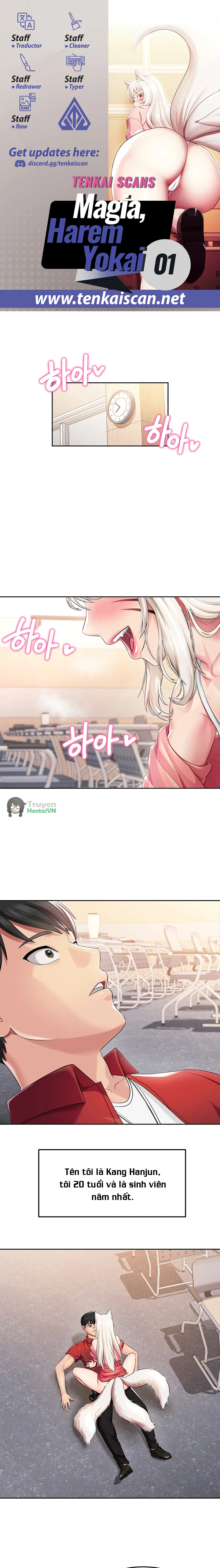 Đọc truyện hentai Phép thuật, hậu cung Yokai - Chap 1