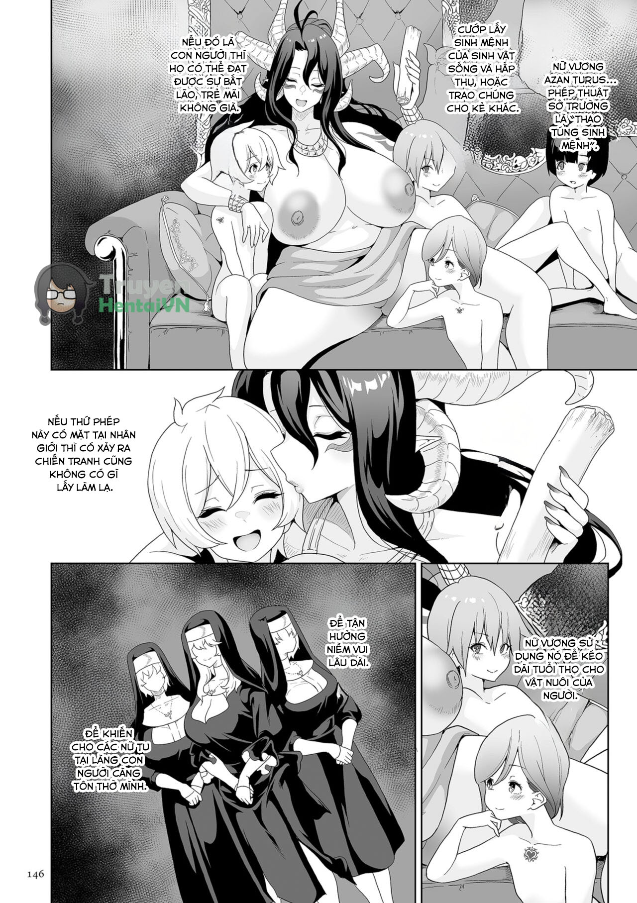 Đọc truyện hentai Vương quốc Succubus thèm bú - Chap 6