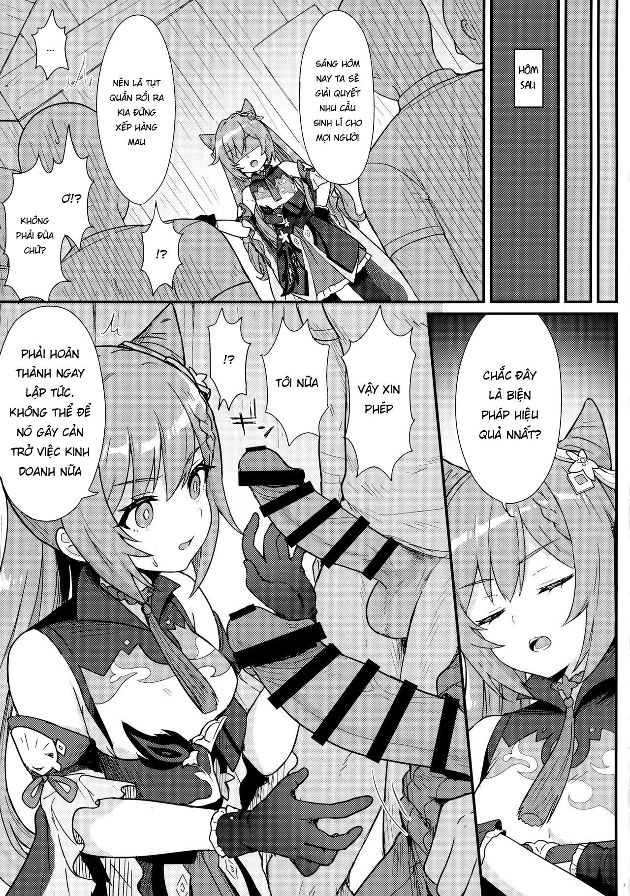 Đọc truyện hentai Keqing-chan Efficiently Works Her Subordinates - Oneshot