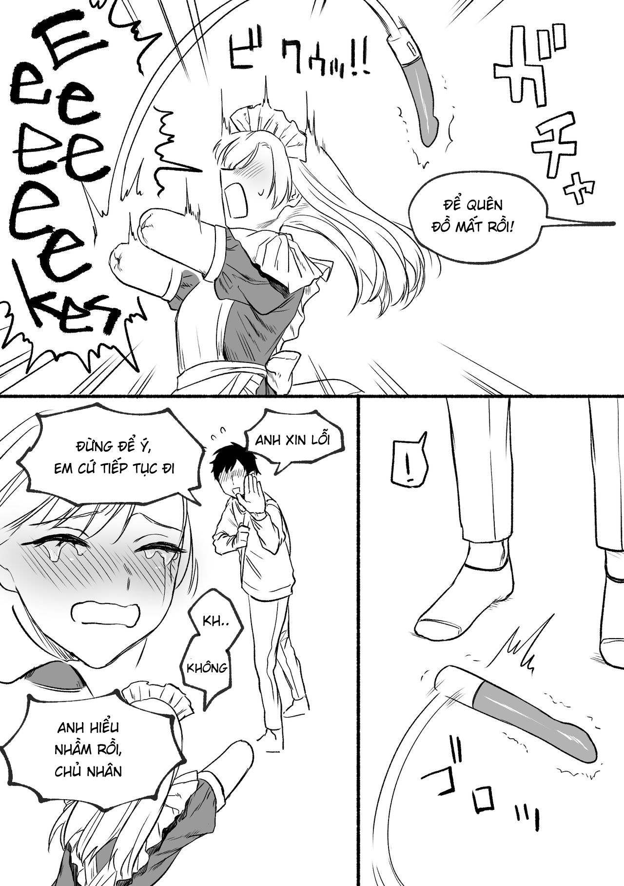 Đọc truyện hentai Hầu gái Rui khiếm khuyết - Oneshot