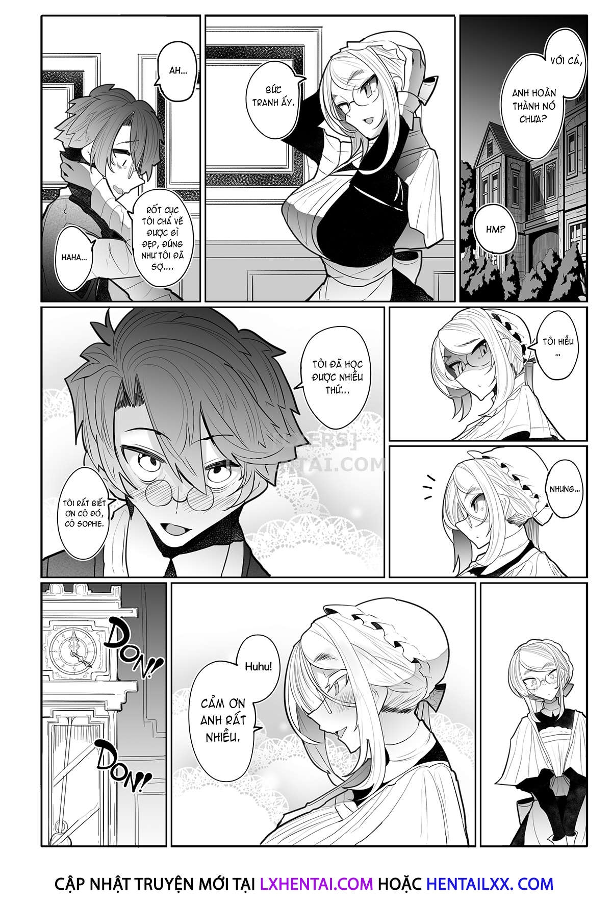 Đọc truyện hentai Shinshi Tsuki Maid no Sophie-san - Chap 3
