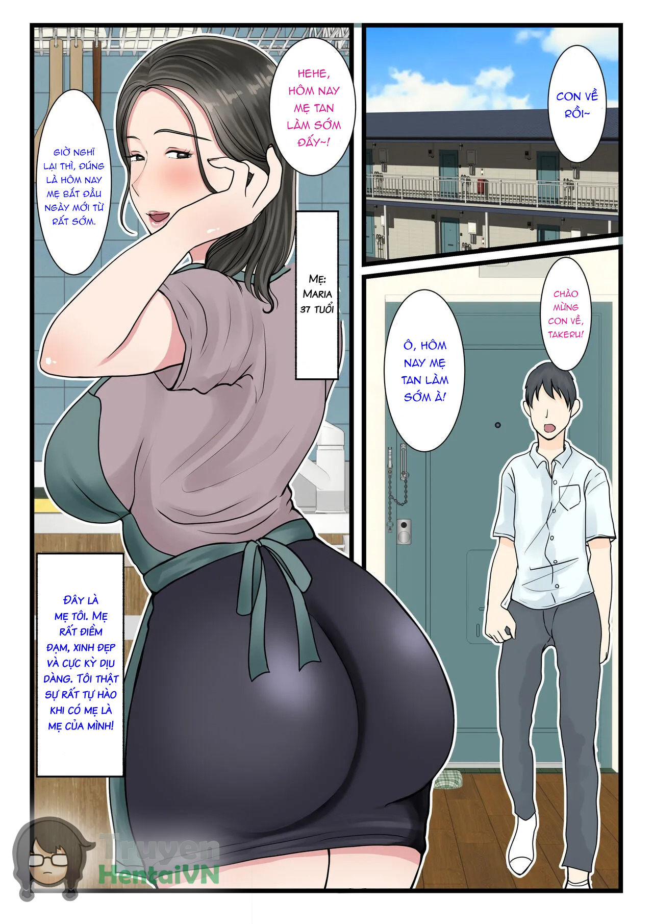 Đọc truyện hentai Shojo no Haha wa Musuko ni Dakarete Ko o Haramu - Oneshot